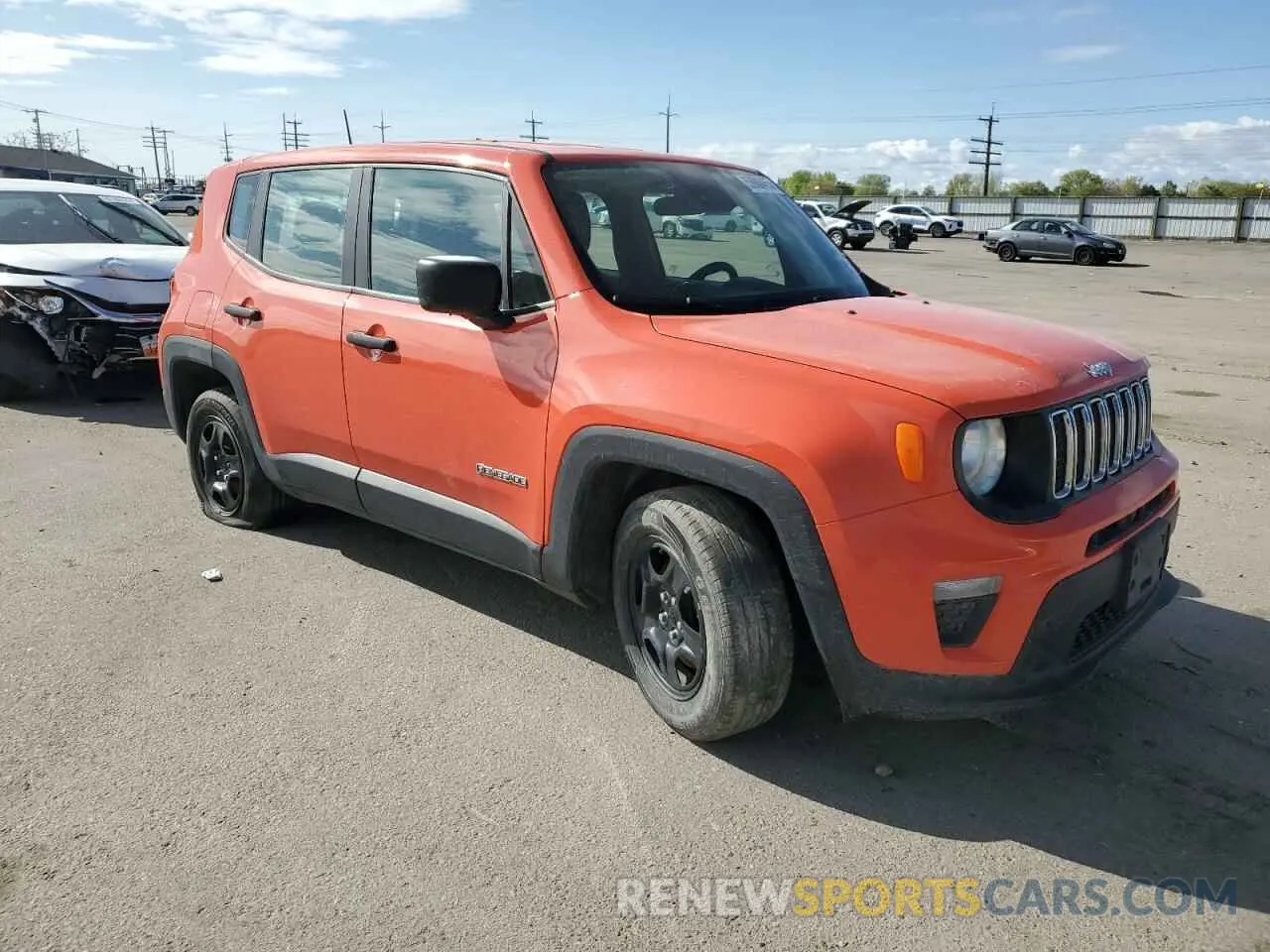 4 Photograph of a damaged car ZACNJCAB3MPM28632 JEEP RENEGADE 2021