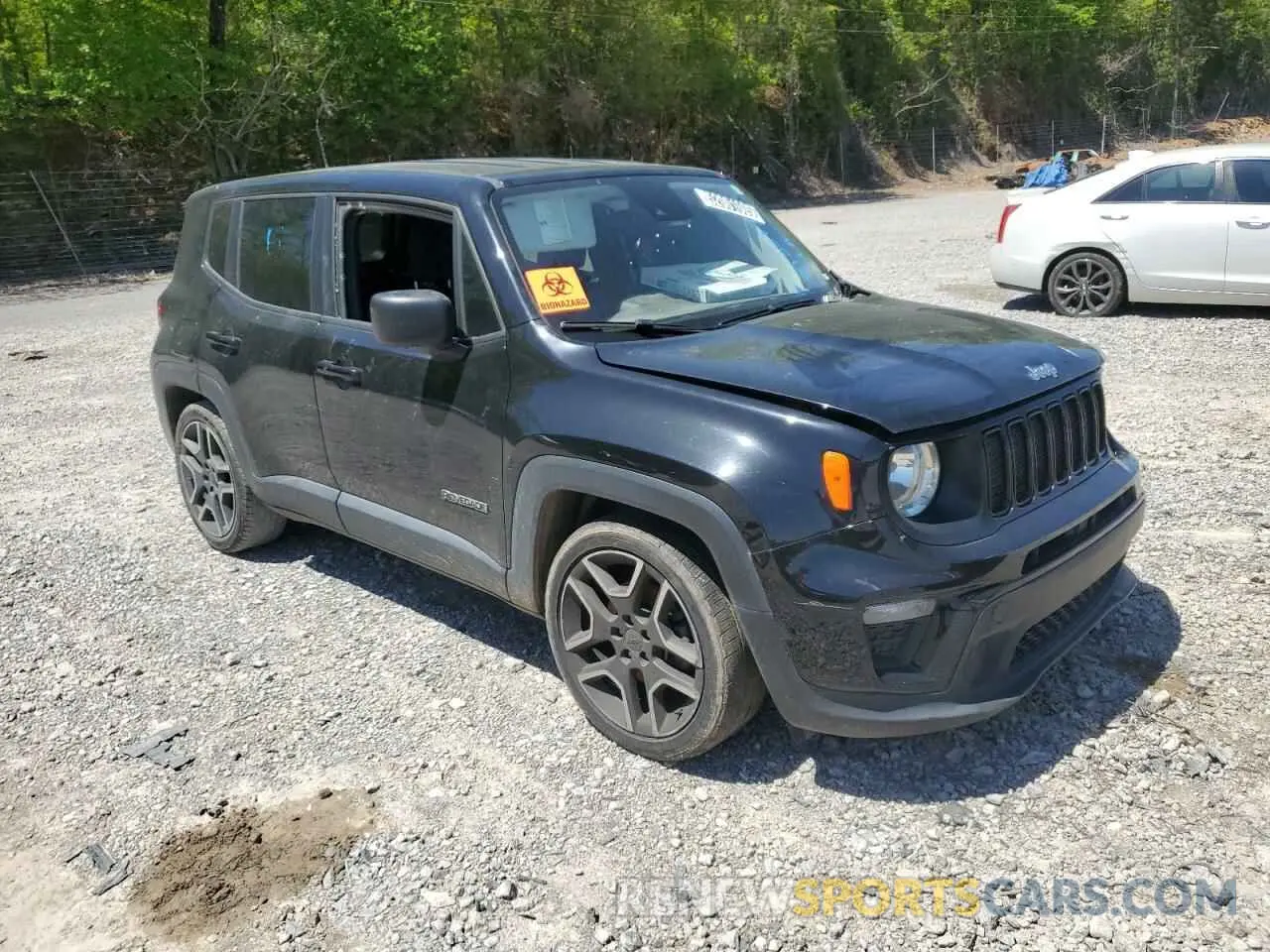 4 Photograph of a damaged car ZACNJCAB3MPM35872 JEEP RENEGADE 2021