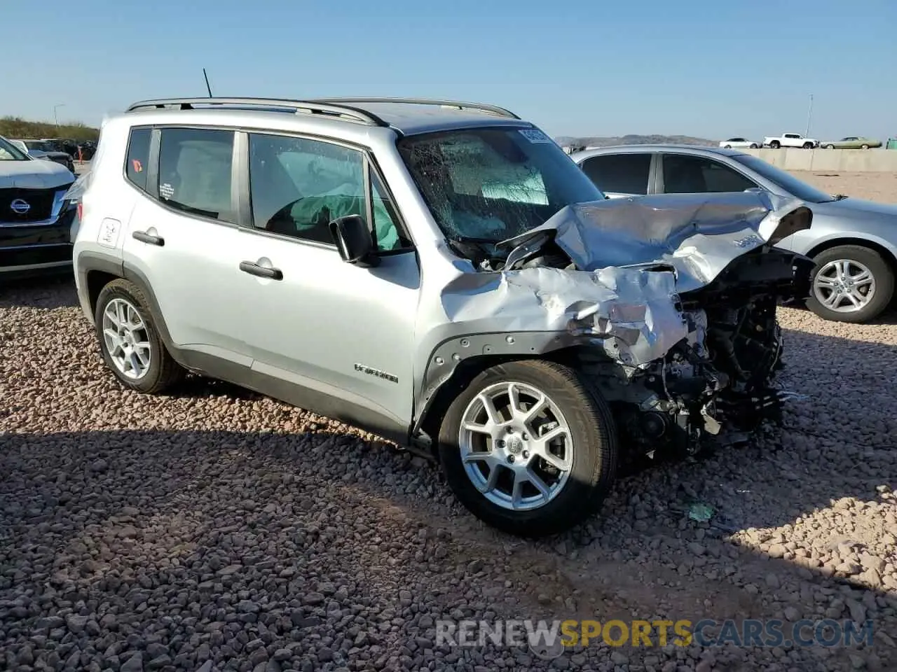 4 Photograph of a damaged car ZACNJCAB5MPM24663 JEEP RENEGADE 2021