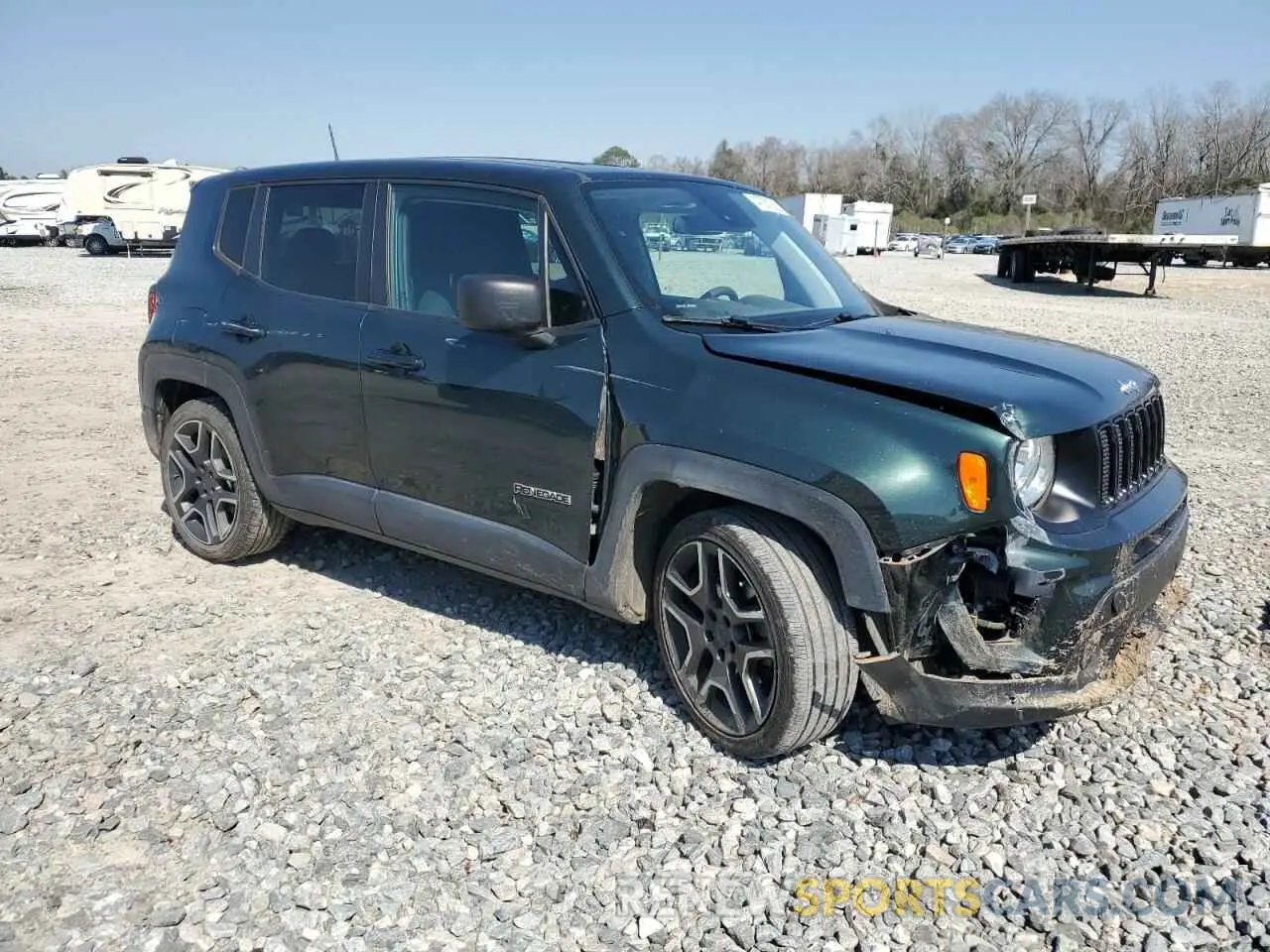 4 Photograph of a damaged car ZACNJCAB6MPM34019 JEEP RENEGADE 2021