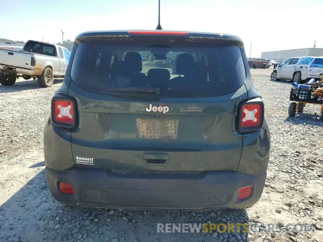 6 Photograph of a damaged car ZACNJCAB6MPM34019 JEEP RENEGADE 2021