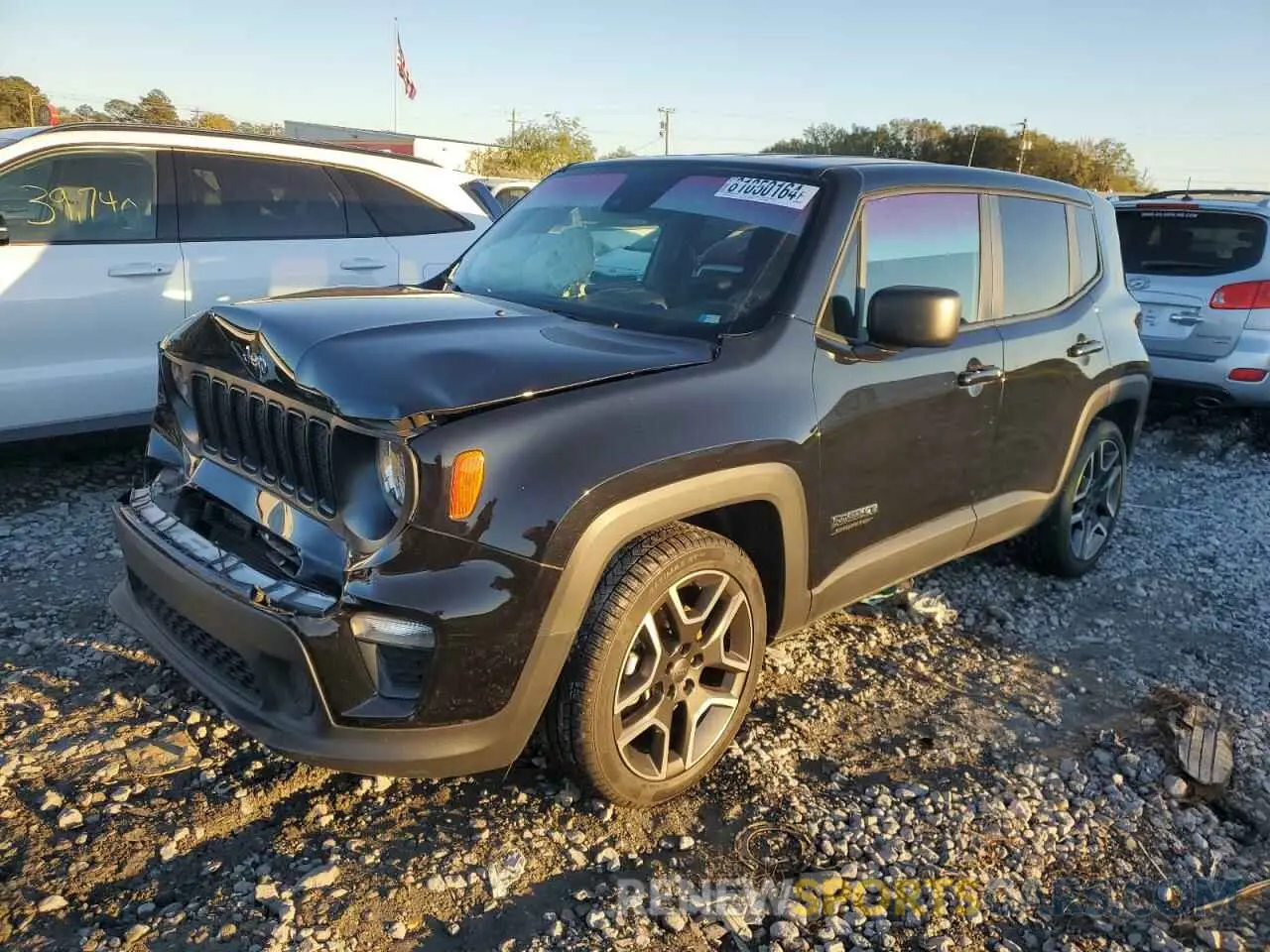 1 Photograph of a damaged car ZACNJCAB8MPM18162 JEEP RENEGADE 2021