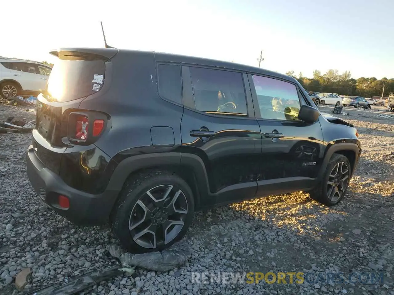 3 Photograph of a damaged car ZACNJCAB8MPM18162 JEEP RENEGADE 2021