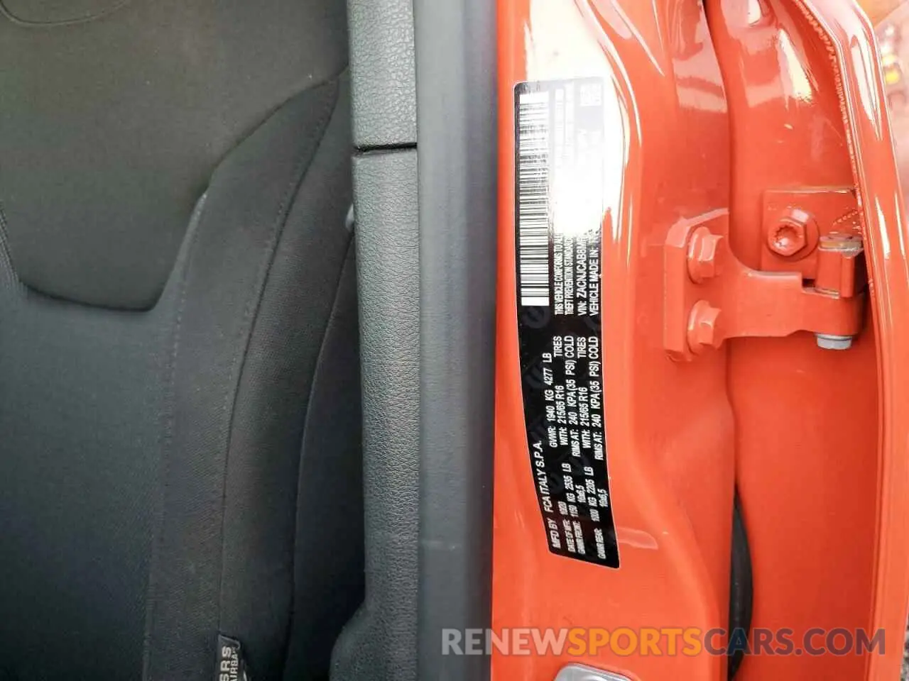 13 Photograph of a damaged car ZACNJCAB8MPM23863 JEEP RENEGADE 2021