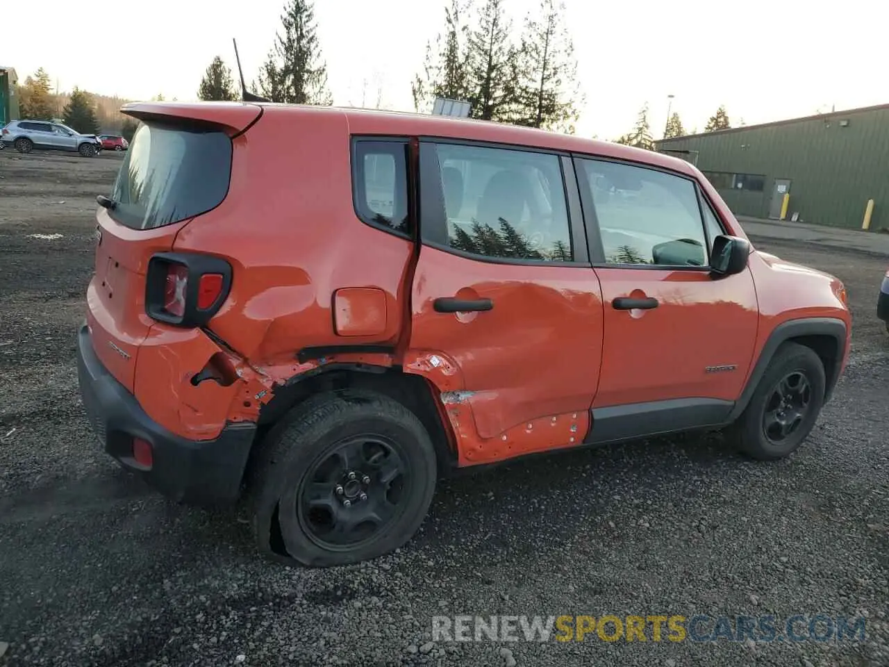 3 Photograph of a damaged car ZACNJCAB8MPM23863 JEEP RENEGADE 2021