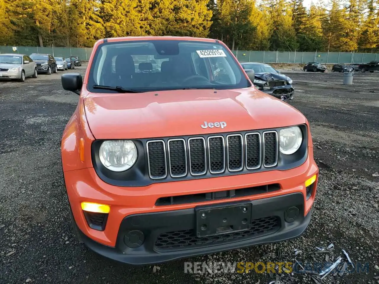 5 Photograph of a damaged car ZACNJCAB8MPM23863 JEEP RENEGADE 2021