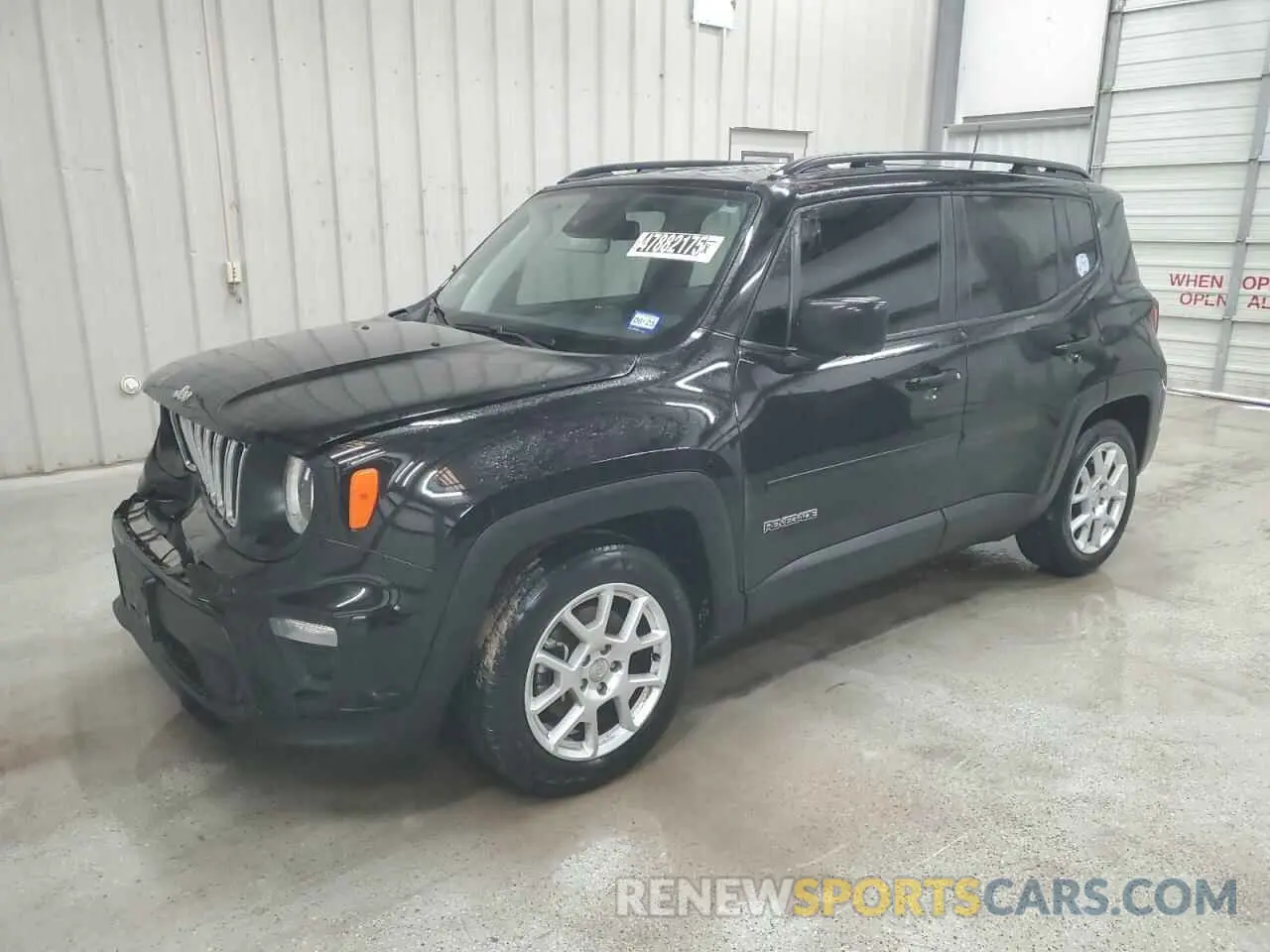 1 Photograph of a damaged car ZACNJCAB8MPM33955 JEEP RENEGADE 2021