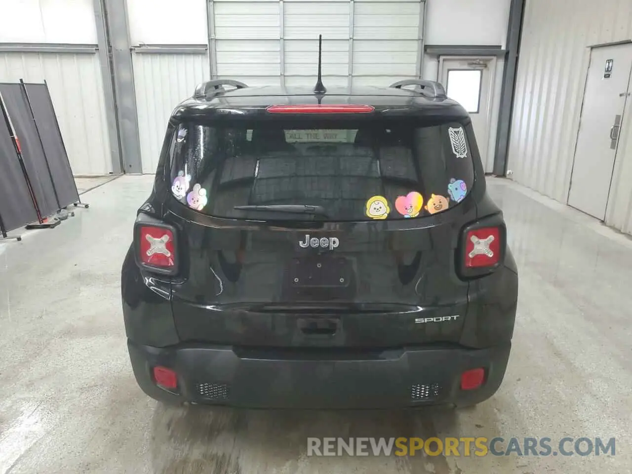 6 Photograph of a damaged car ZACNJCAB8MPM33955 JEEP RENEGADE 2021