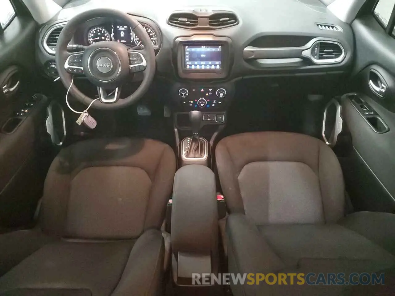 8 Photograph of a damaged car ZACNJCAB8MPM33955 JEEP RENEGADE 2021
