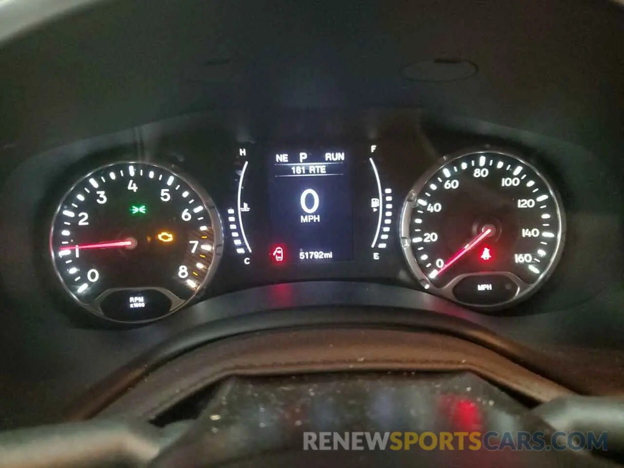 9 Photograph of a damaged car ZACNJCAB8MPM33955 JEEP RENEGADE 2021