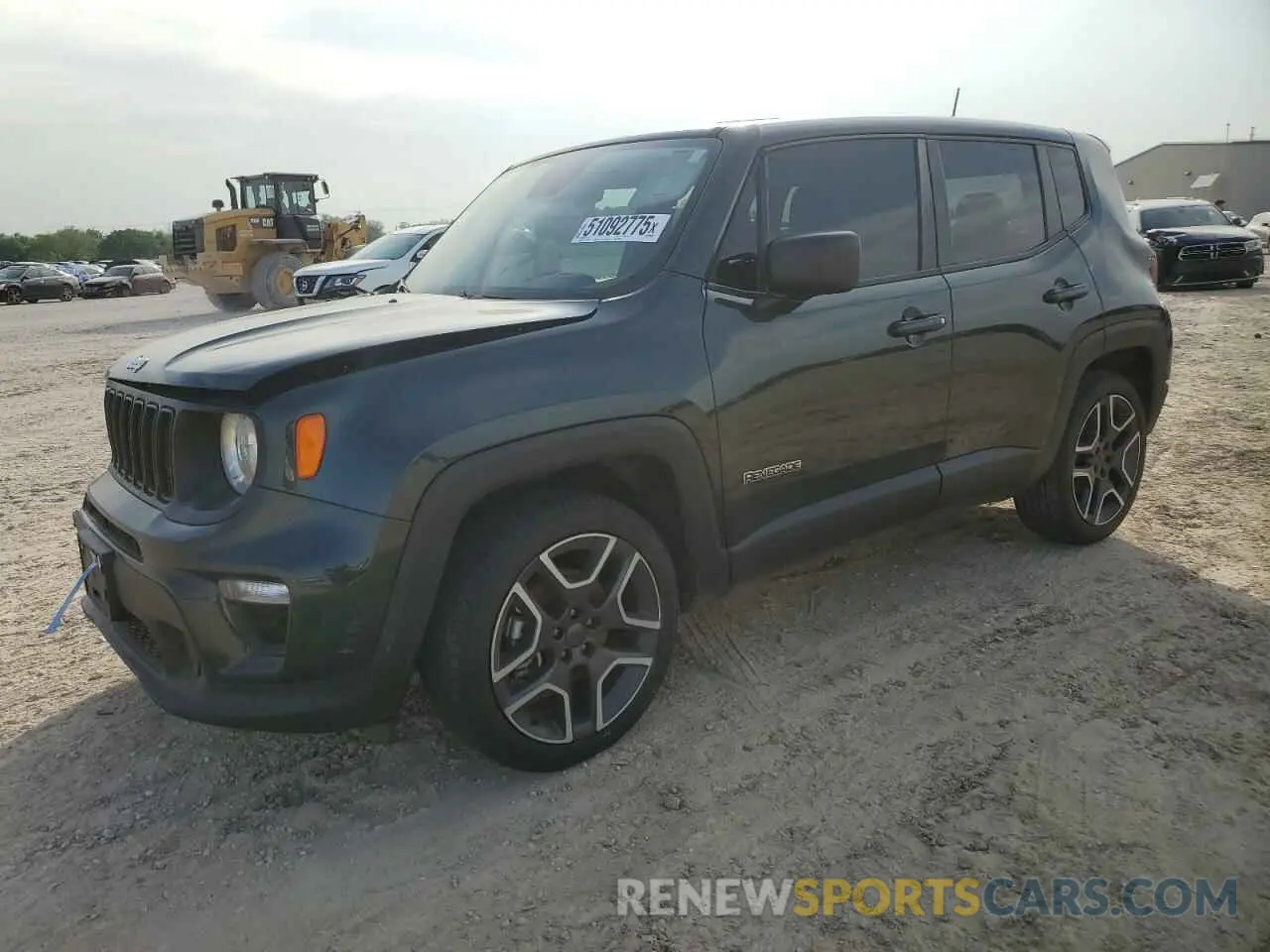 1 Photograph of a damaged car ZACNJCAB8MPM52358 JEEP RENEGADE 2021