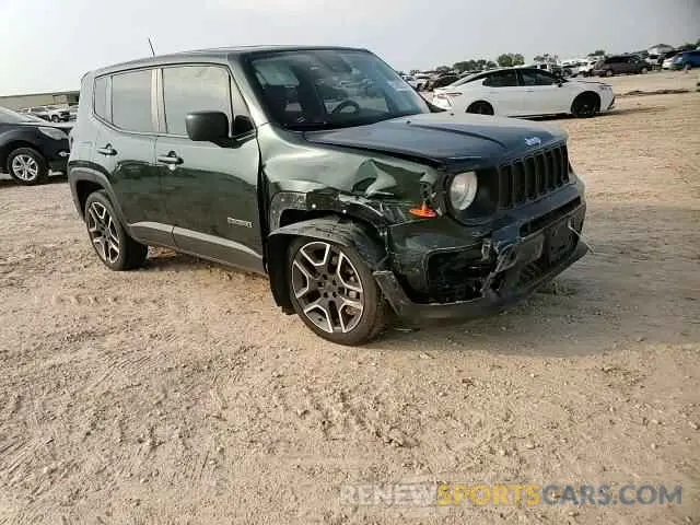 10 Photograph of a damaged car ZACNJCAB8MPM52358 JEEP RENEGADE 2021