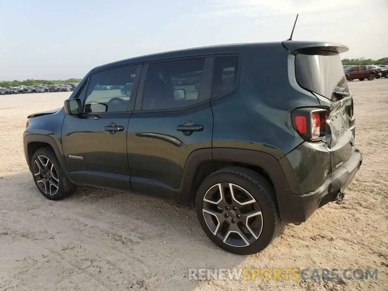 2 Photograph of a damaged car ZACNJCAB8MPM52358 JEEP RENEGADE 2021