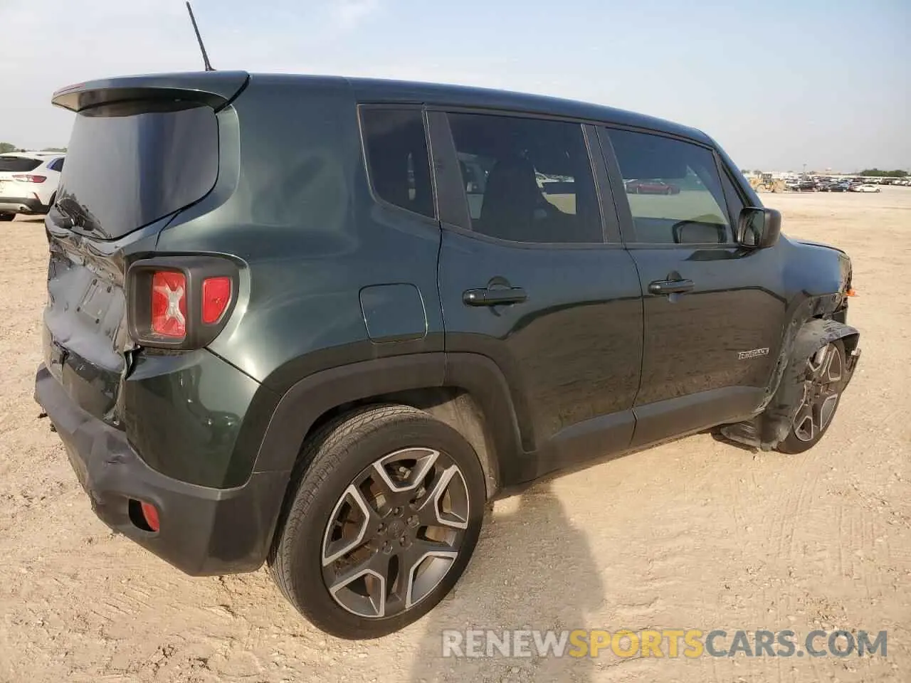 3 Photograph of a damaged car ZACNJCAB8MPM52358 JEEP RENEGADE 2021