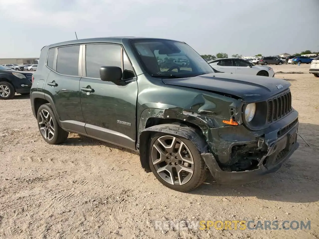4 Photograph of a damaged car ZACNJCAB8MPM52358 JEEP RENEGADE 2021
