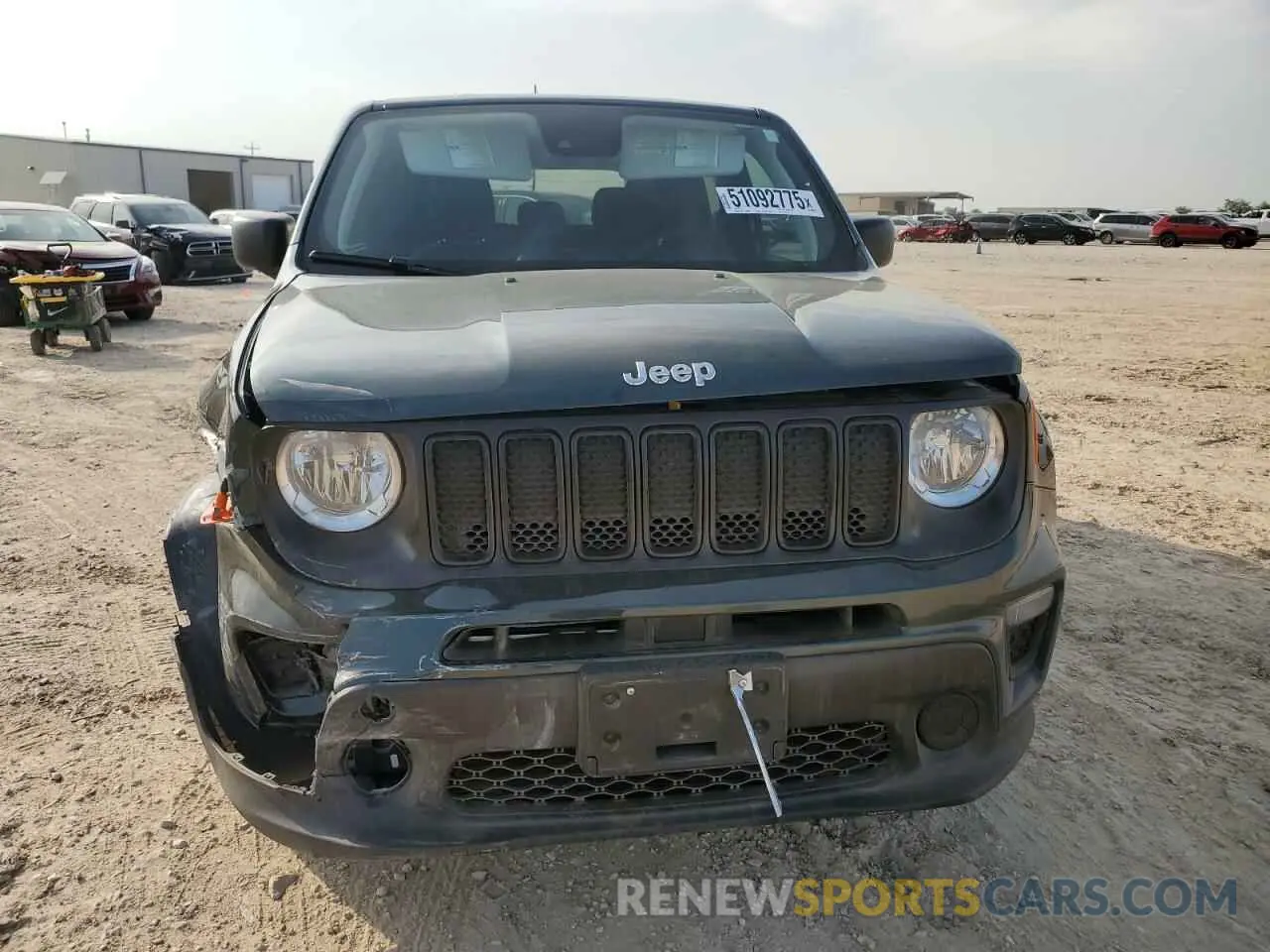 5 Photograph of a damaged car ZACNJCAB8MPM52358 JEEP RENEGADE 2021