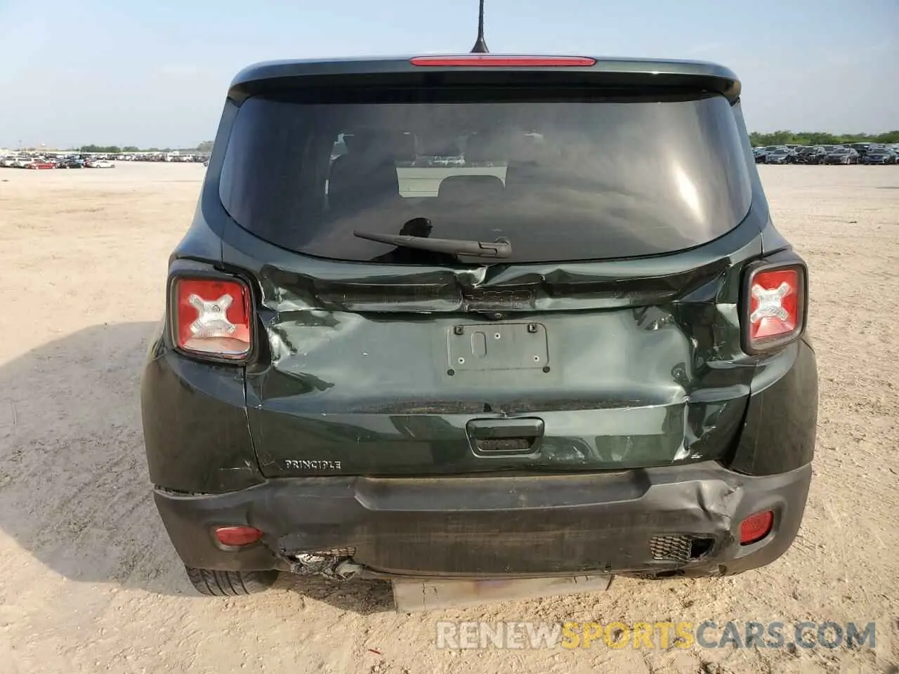 6 Photograph of a damaged car ZACNJCAB8MPM52358 JEEP RENEGADE 2021