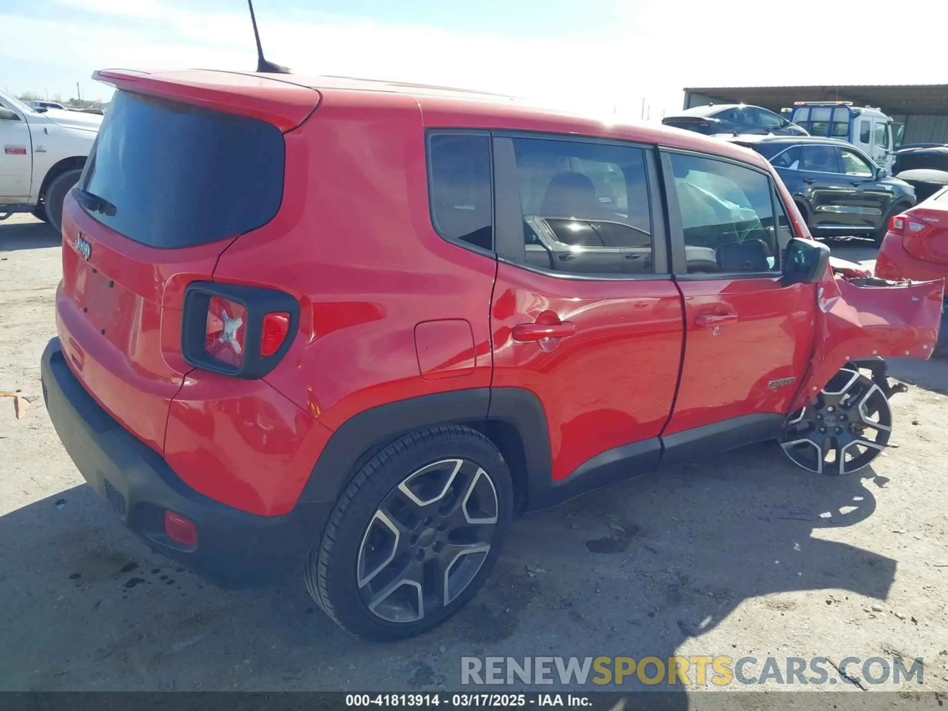 4 Photograph of a damaged car ZACNJCAB8MPM72920 JEEP RENEGADE 2021
