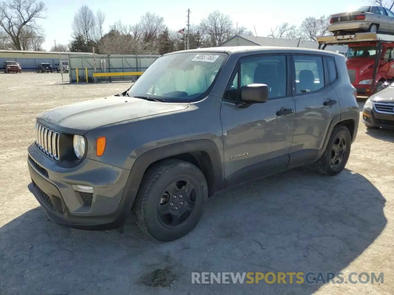 1 Photograph of a damaged car ZACNJCAB9MPM30353 JEEP RENEGADE 2021