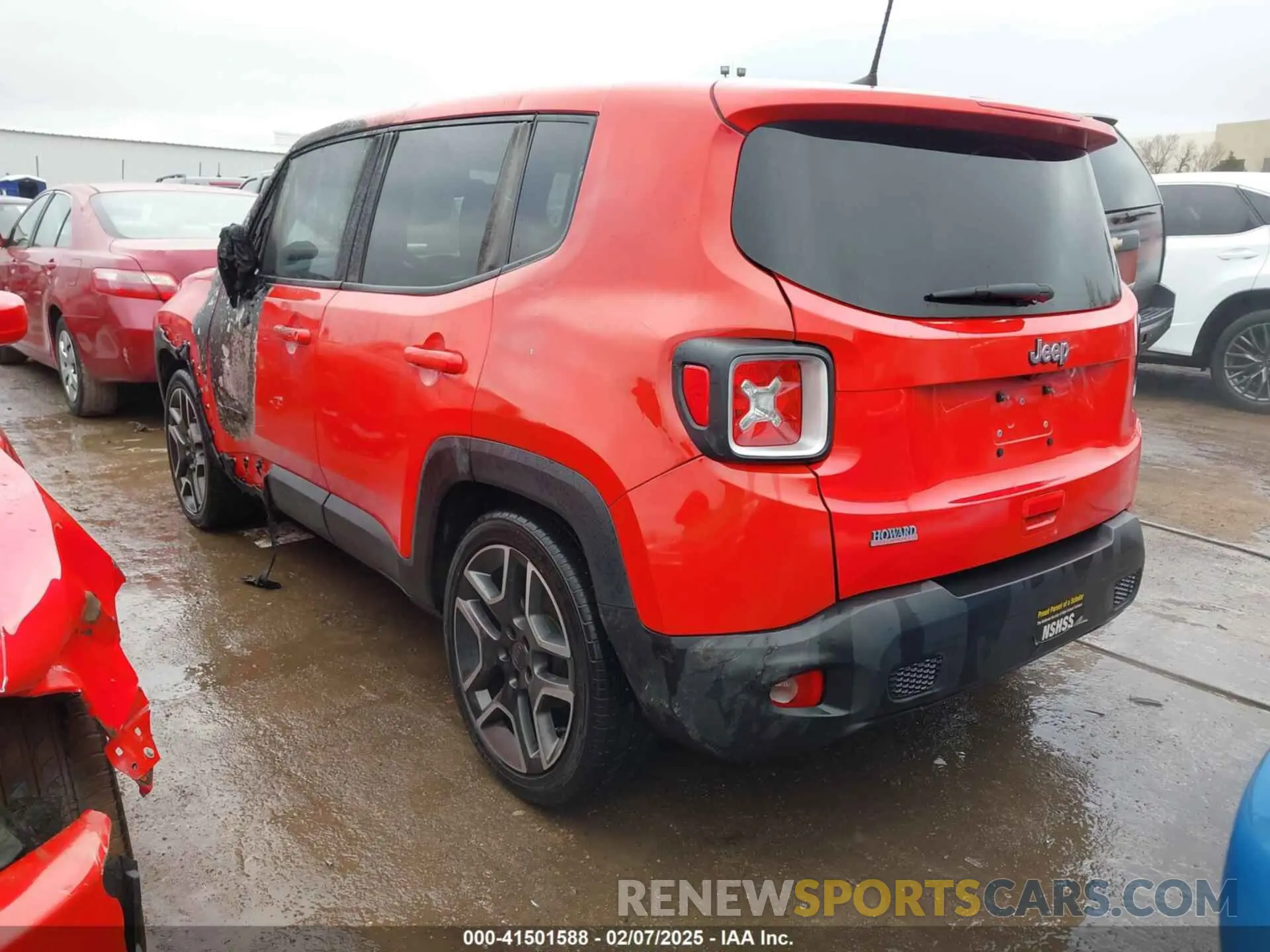 3 Photograph of a damaged car ZACNJCABXMPM43273 JEEP RENEGADE 2021