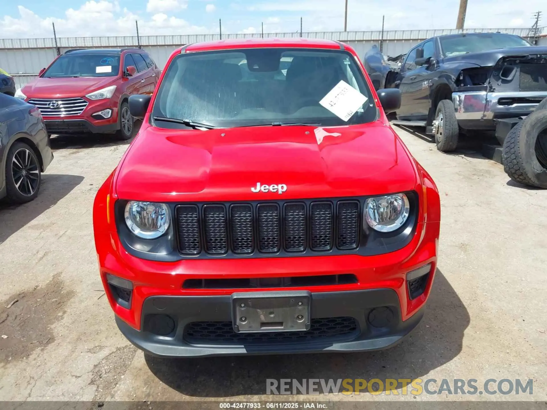 13 Photograph of a damaged car ZACNJCABXMPM46982 JEEP RENEGADE 2021