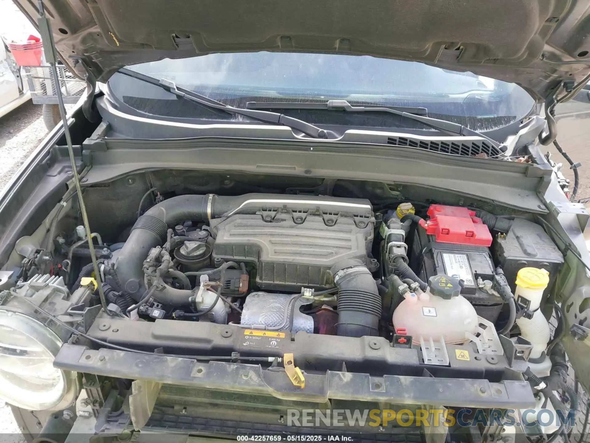 10 Photograph of a damaged car ZACNJCB14MPM71348 JEEP RENEGADE 2021