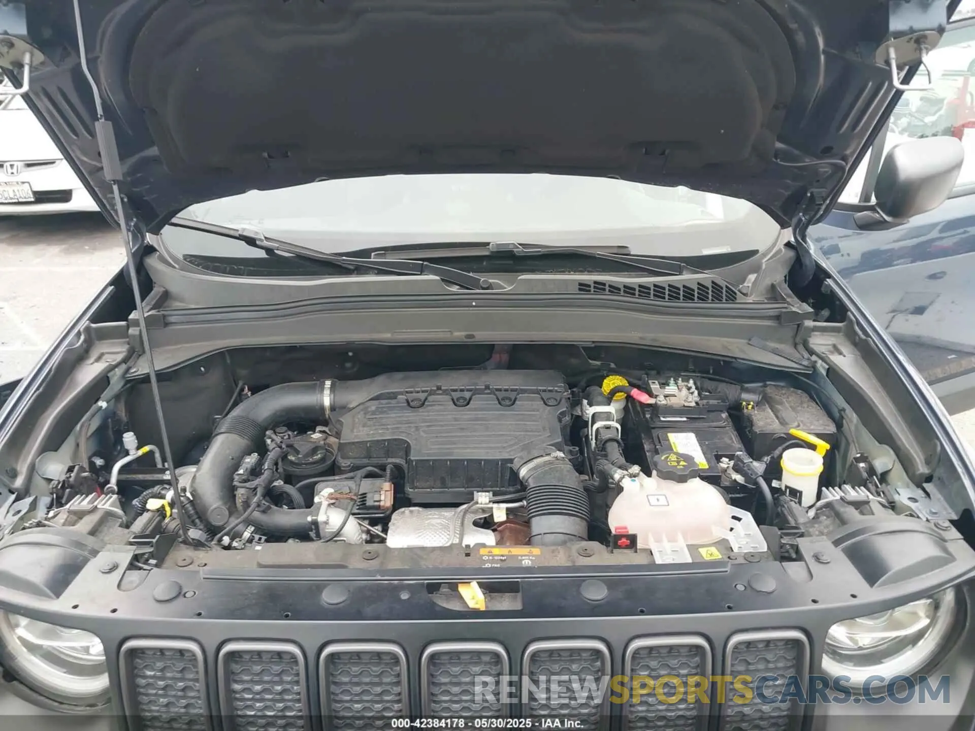 10 Photograph of a damaged car ZACNJCB17MPM43754 JEEP RENEGADE 2021