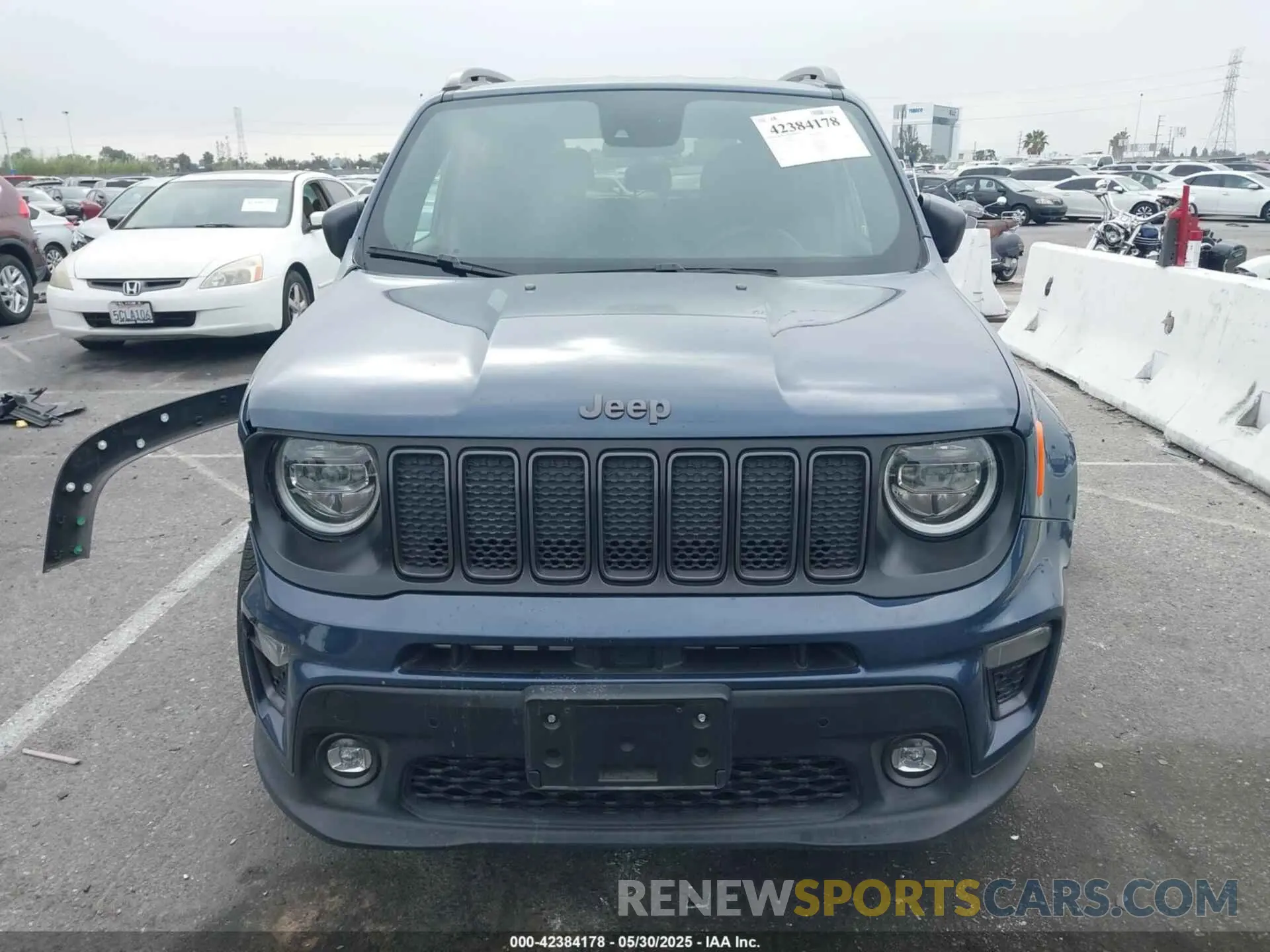 12 Photograph of a damaged car ZACNJCB17MPM43754 JEEP RENEGADE 2021