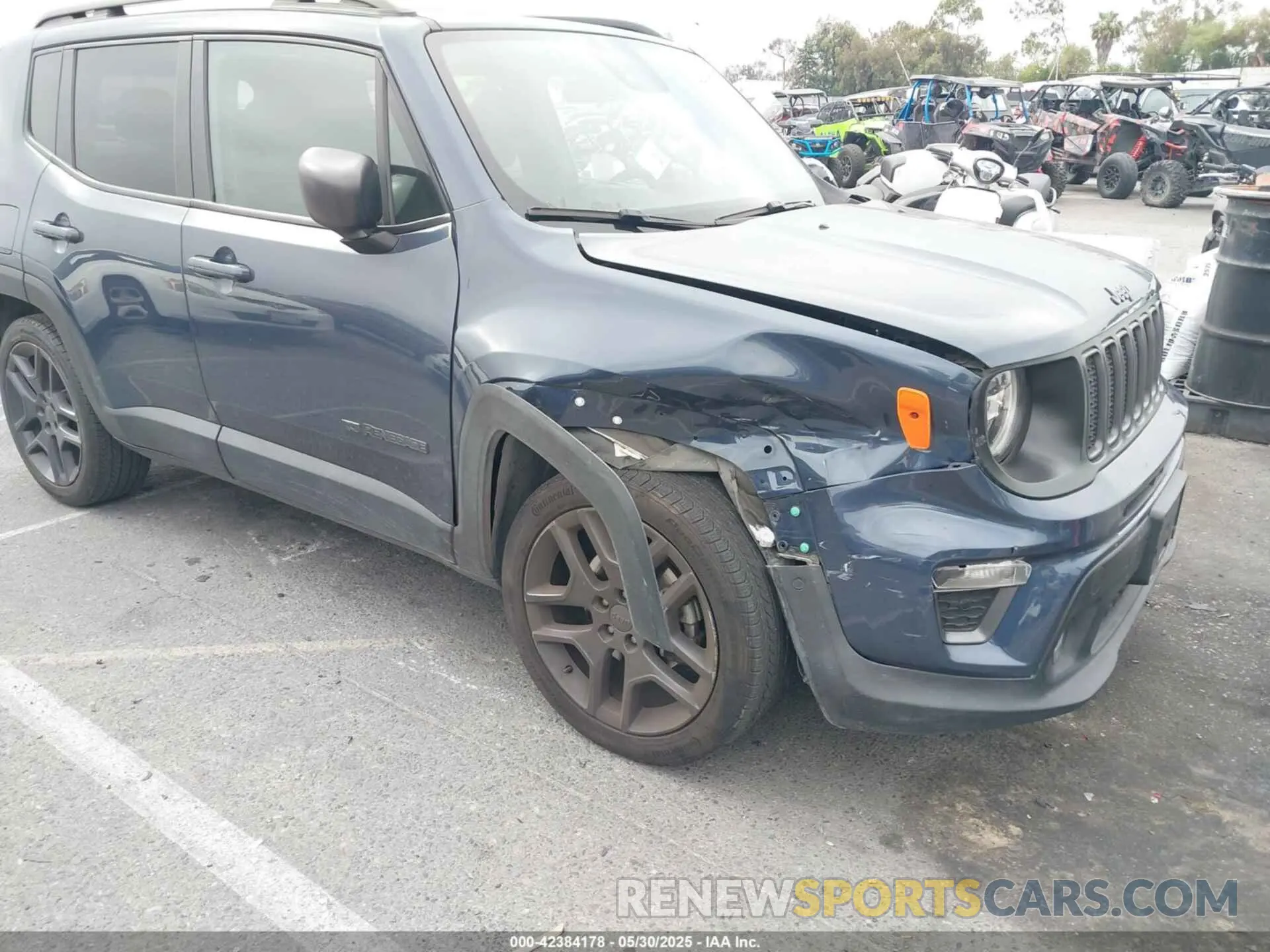 6 Photograph of a damaged car ZACNJCB17MPM43754 JEEP RENEGADE 2021