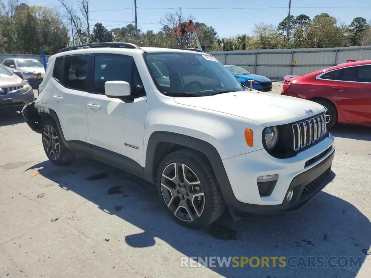 4 Photograph of a damaged car ZACNJCB1XMPM33235 JEEP RENEGADE 2021