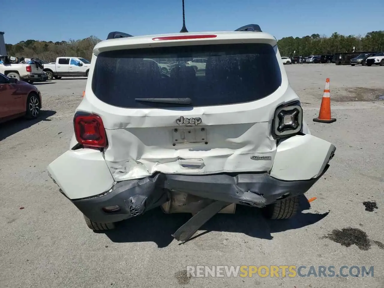 6 Photograph of a damaged car ZACNJCB1XMPM33235 JEEP RENEGADE 2021