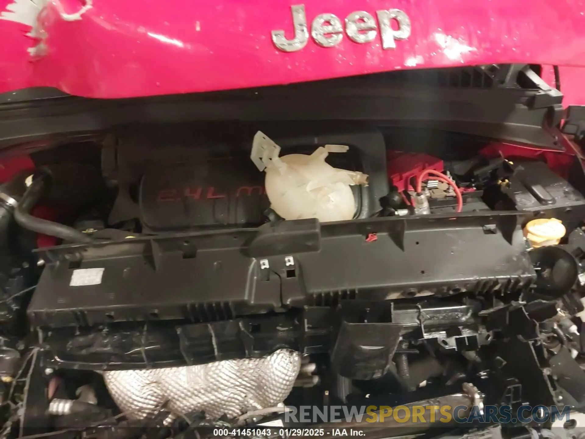 10 Photograph of a damaged car ZACNJCBB0MPM36606 JEEP RENEGADE 2021