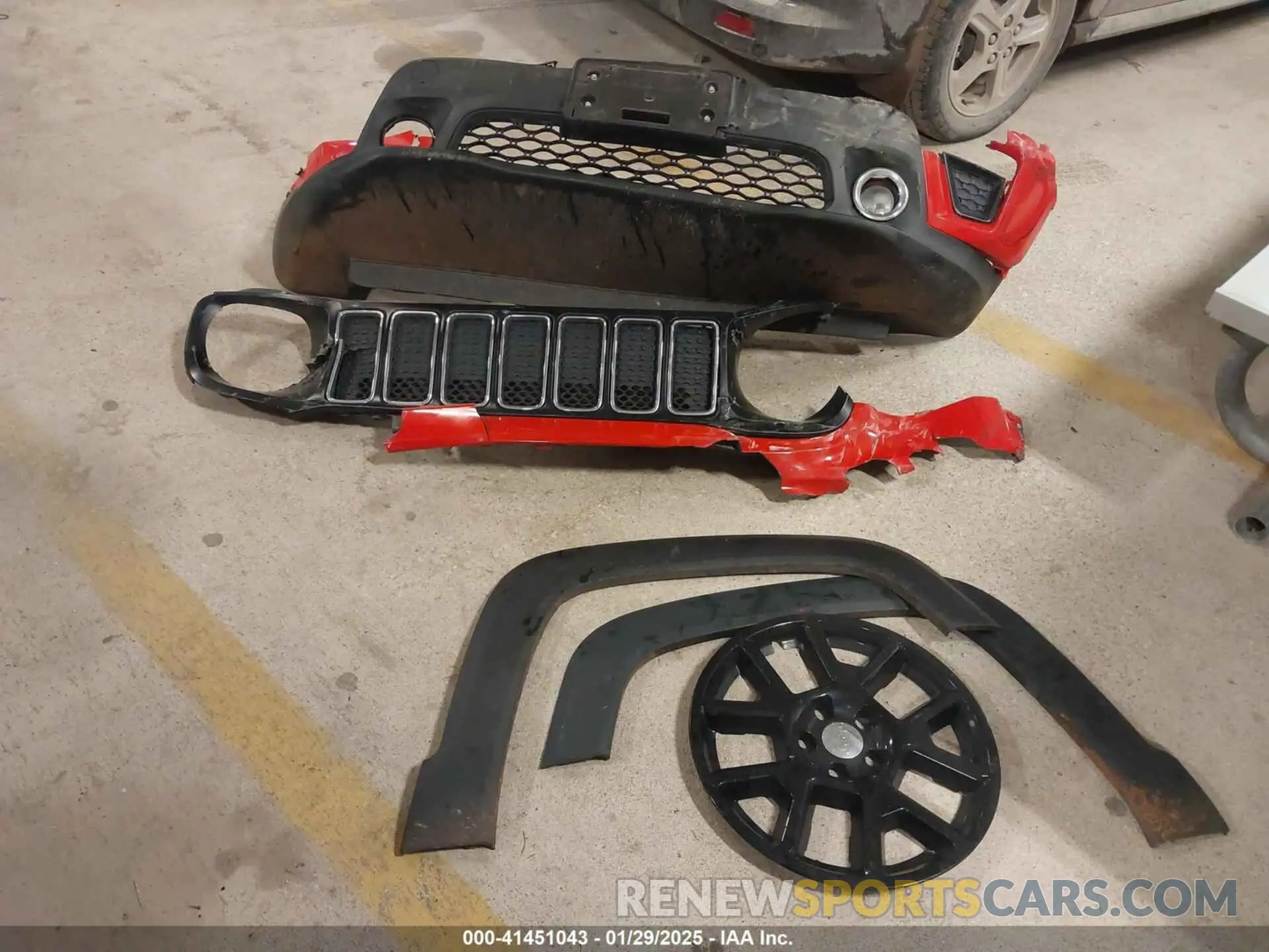12 Photograph of a damaged car ZACNJCBB0MPM36606 JEEP RENEGADE 2021