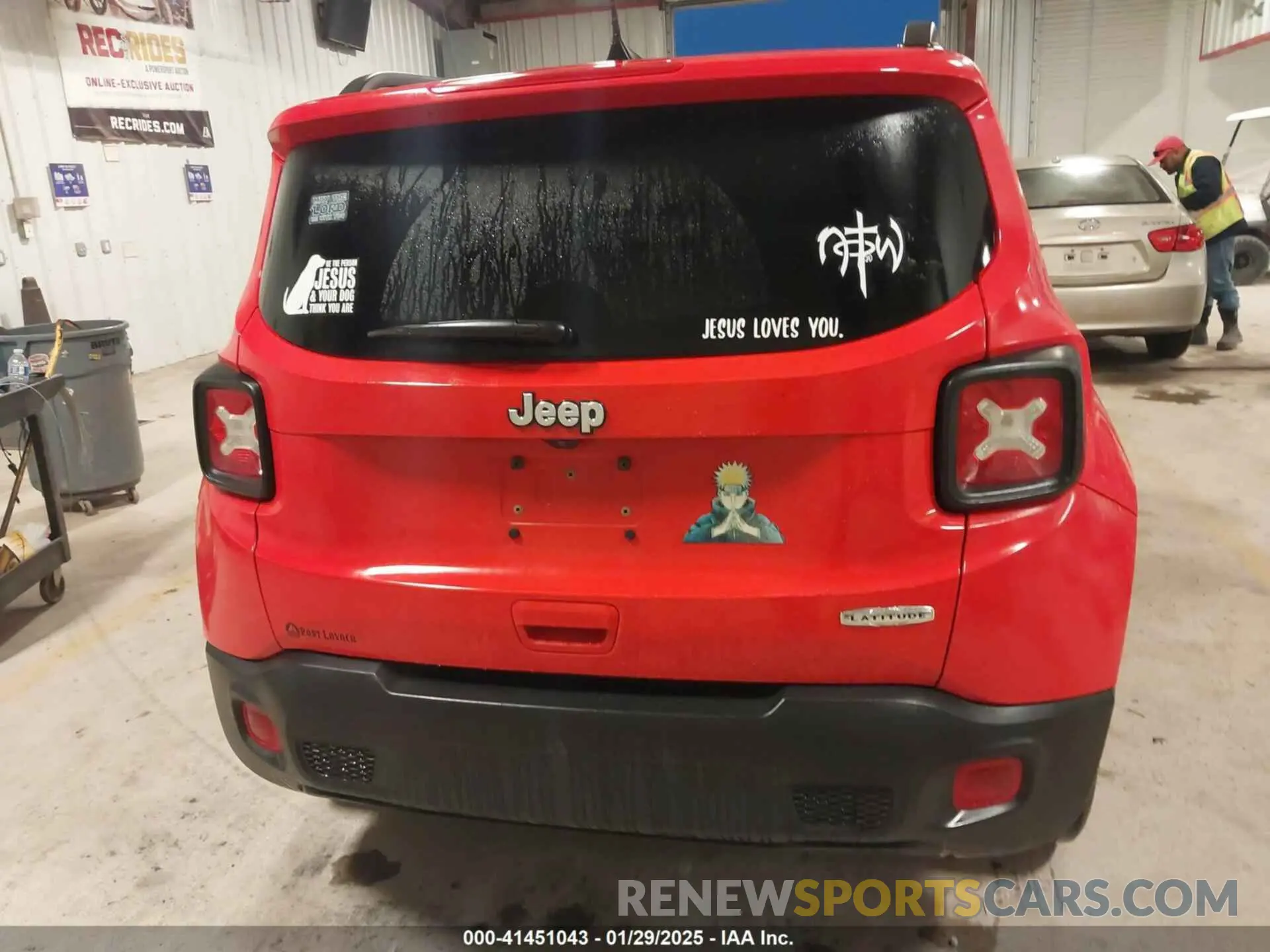 17 Photograph of a damaged car ZACNJCBB0MPM36606 JEEP RENEGADE 2021