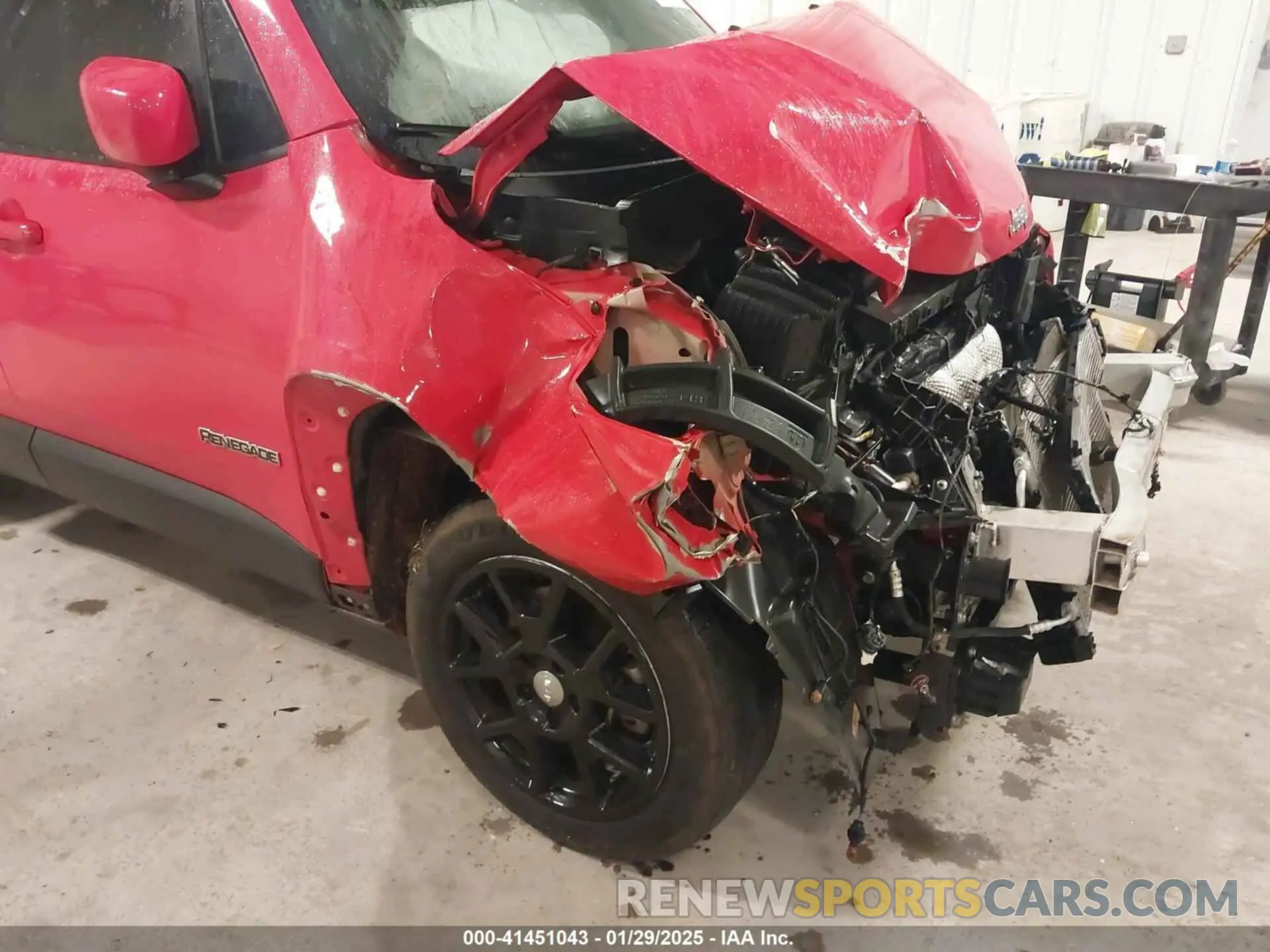 6 Photograph of a damaged car ZACNJCBB0MPM36606 JEEP RENEGADE 2021