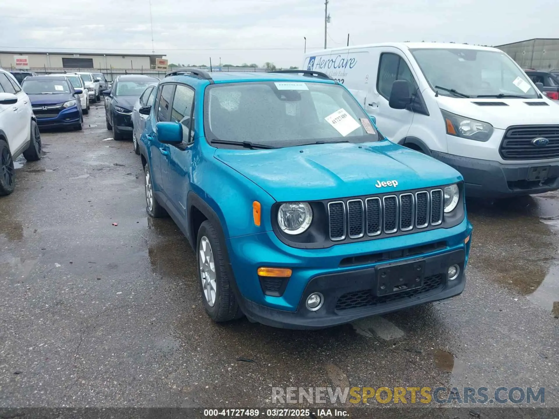 1 Photograph of a damaged car ZACNJCBB0MPM38811 JEEP RENEGADE 2021