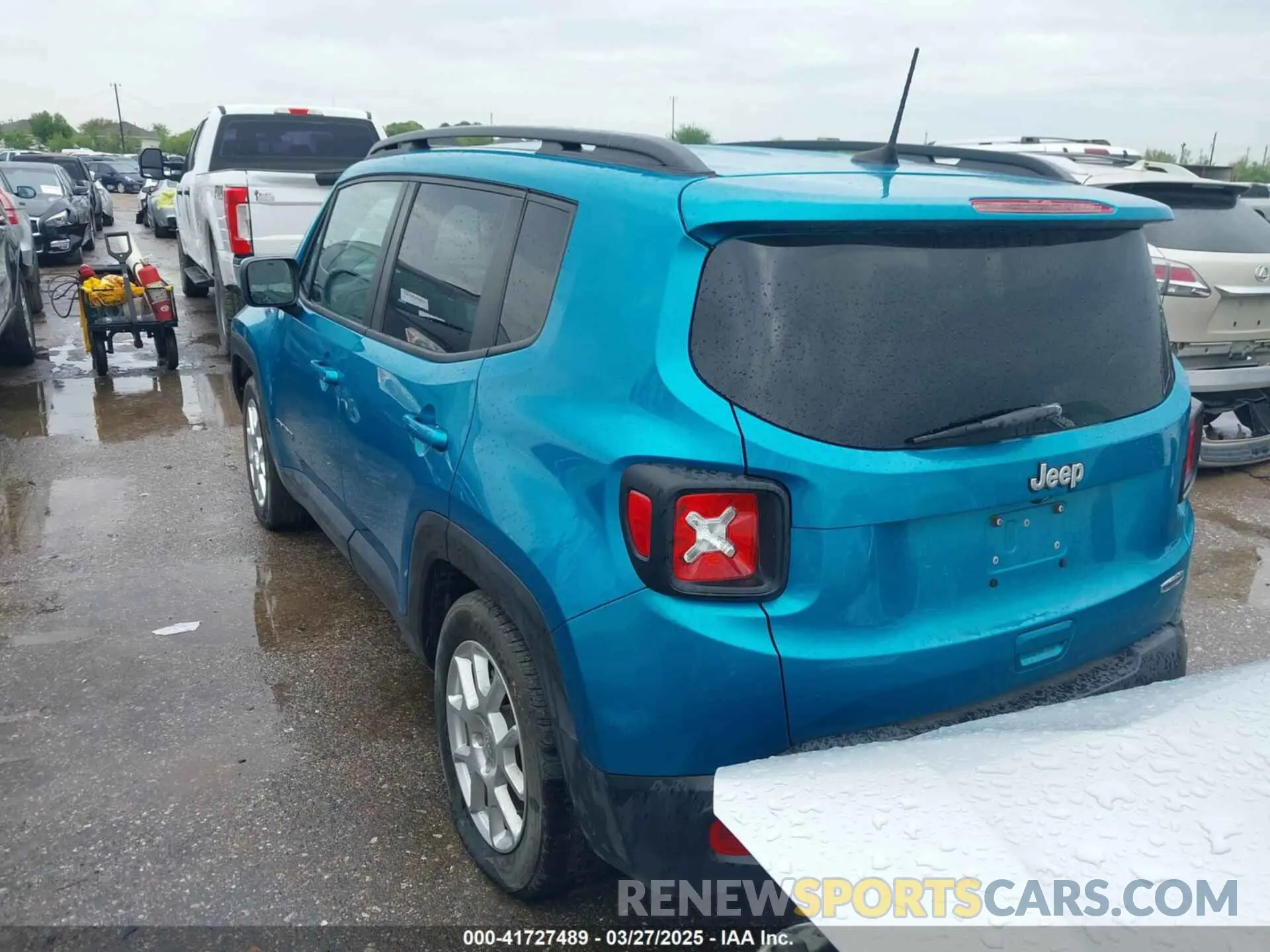 3 Photograph of a damaged car ZACNJCBB0MPM38811 JEEP RENEGADE 2021