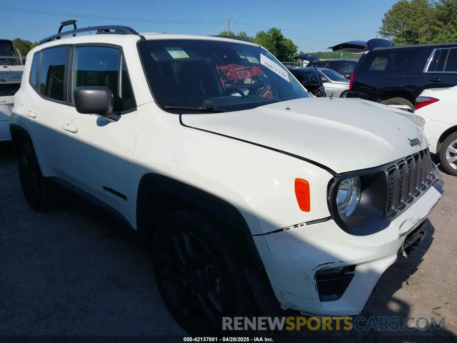 1 Photograph of a damaged car ZACNJCBB0MPM69573 JEEP RENEGADE 2021