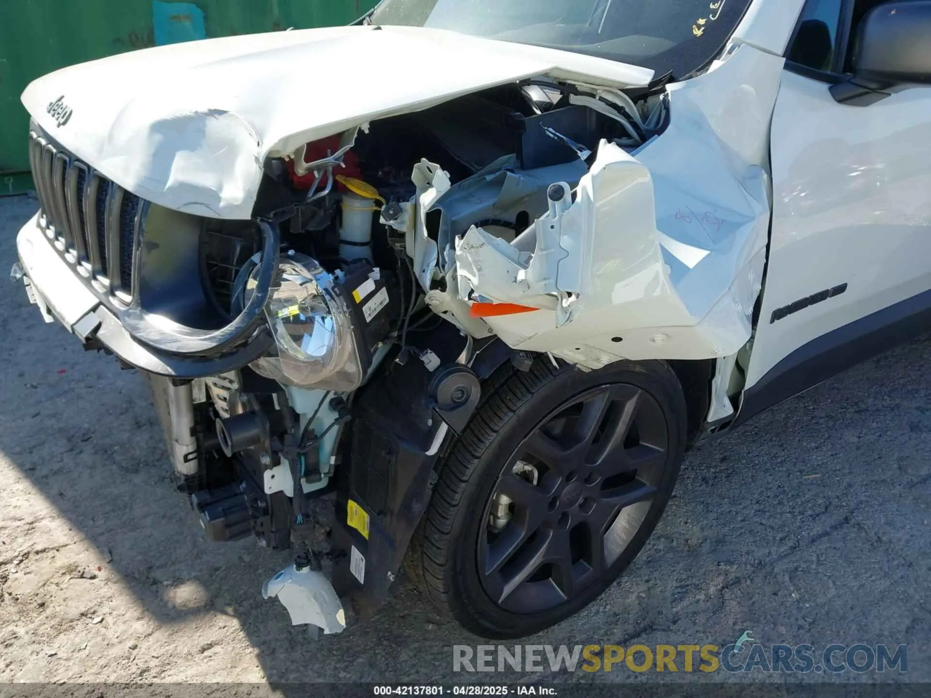 6 Photograph of a damaged car ZACNJCBB0MPM69573 JEEP RENEGADE 2021