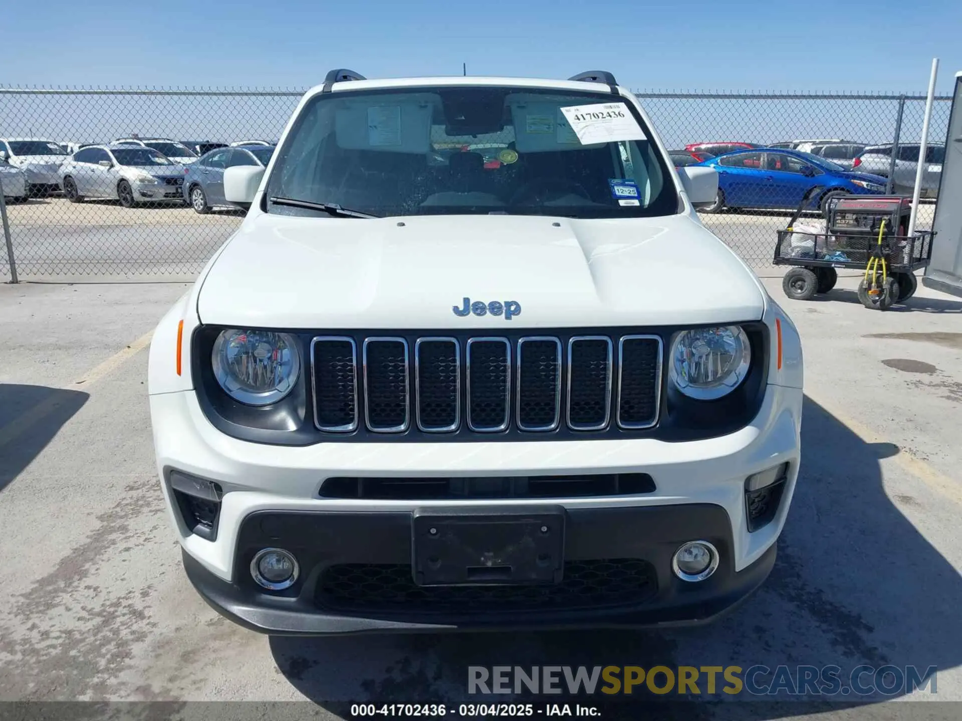 12 Photograph of a damaged car ZACNJCBB0MPM98300 JEEP RENEGADE 2021