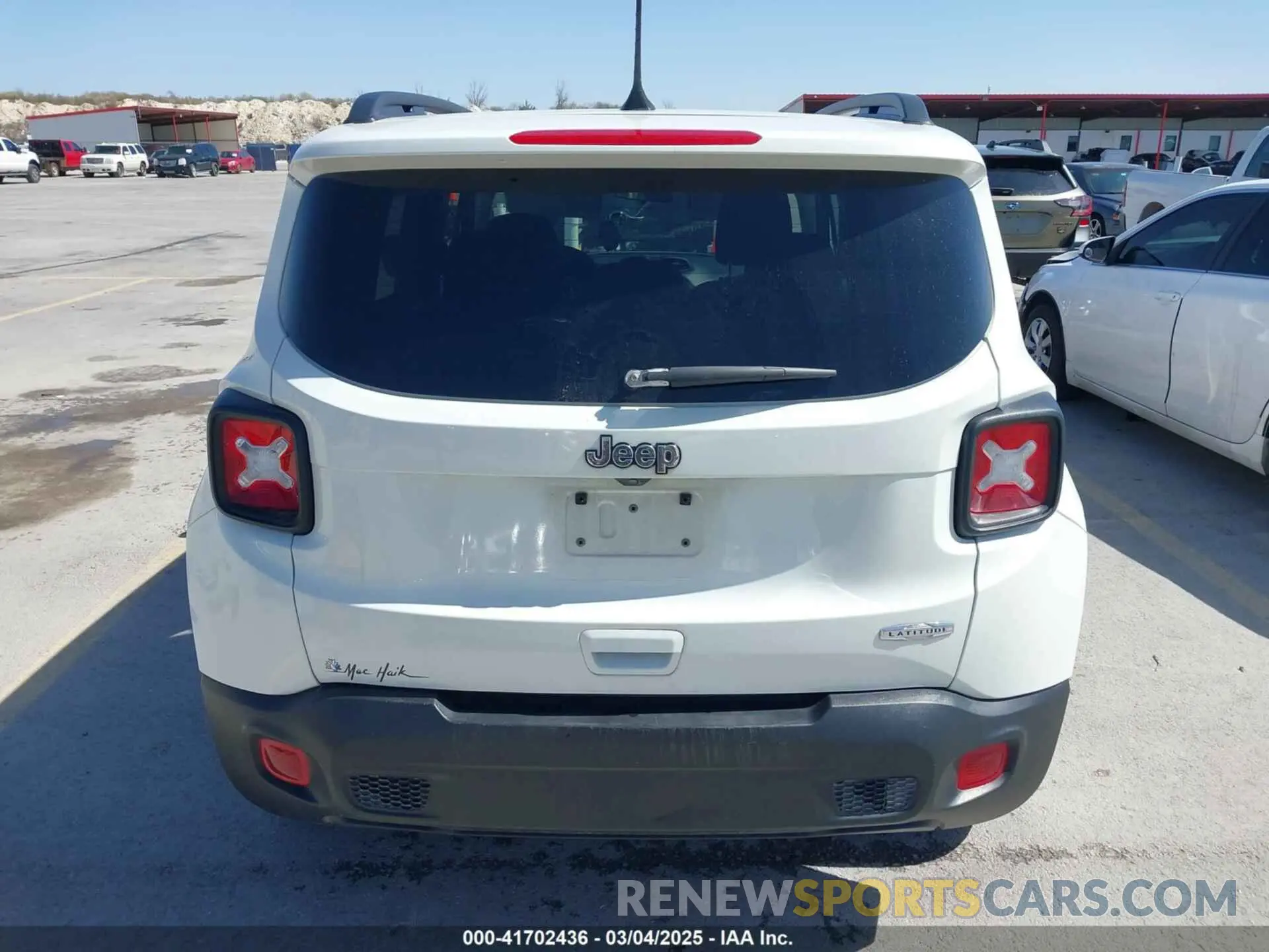 16 Photograph of a damaged car ZACNJCBB0MPM98300 JEEP RENEGADE 2021