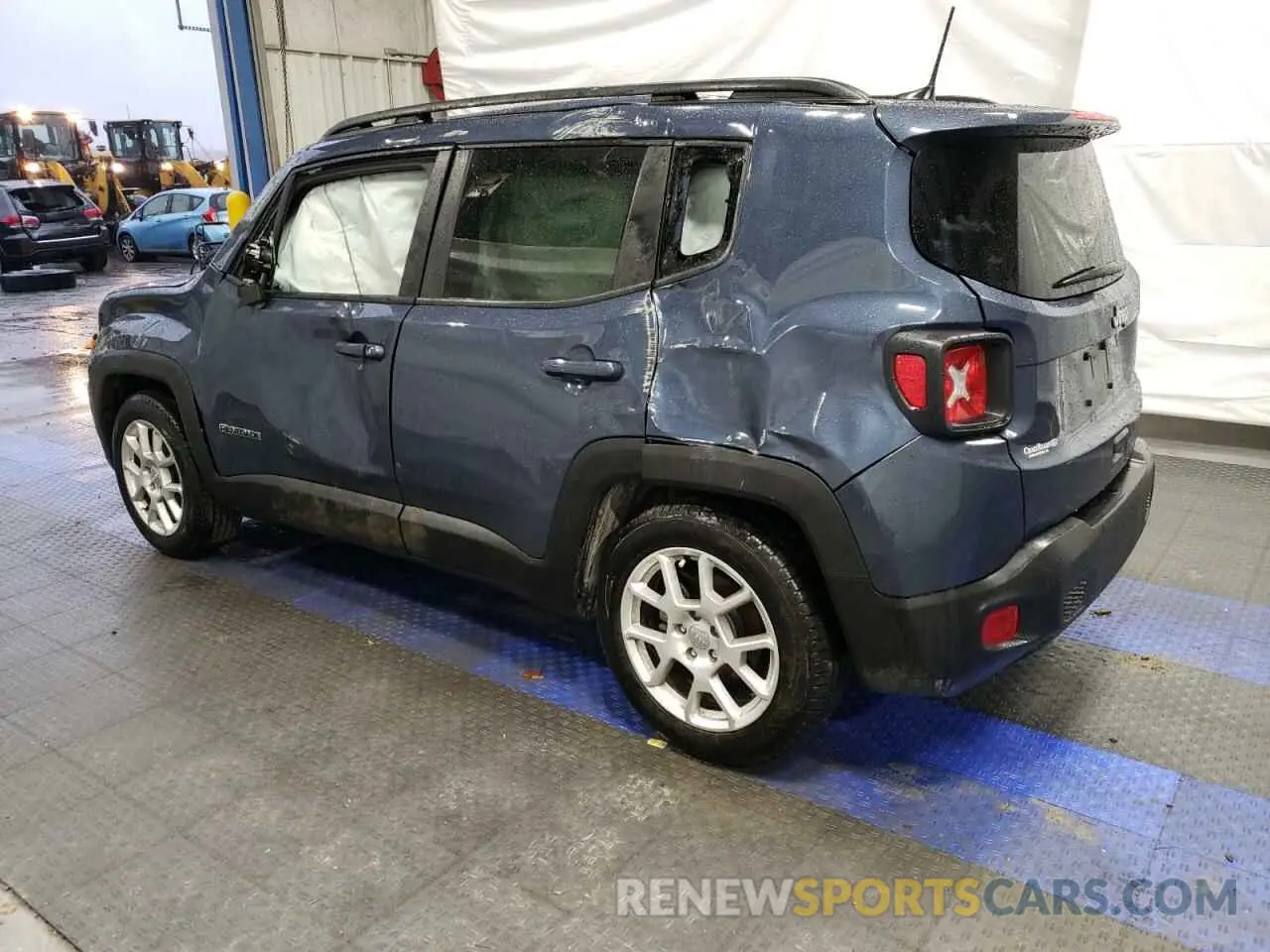 2 Photograph of a damaged car ZACNJCBB0MPN09215 JEEP RENEGADE 2021