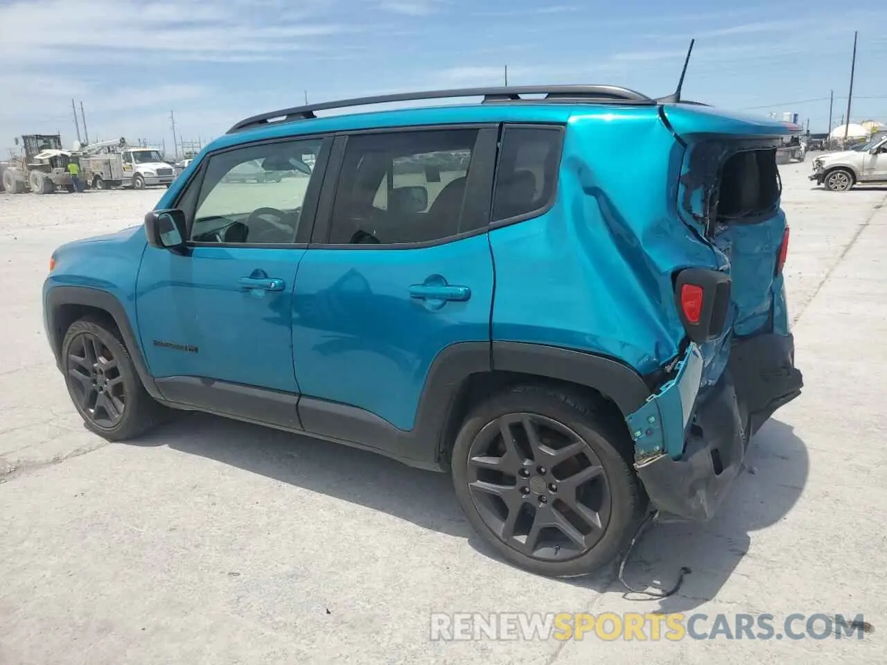 2 Photograph of a damaged car ZACNJCBB0MPN10266 JEEP RENEGADE 2021