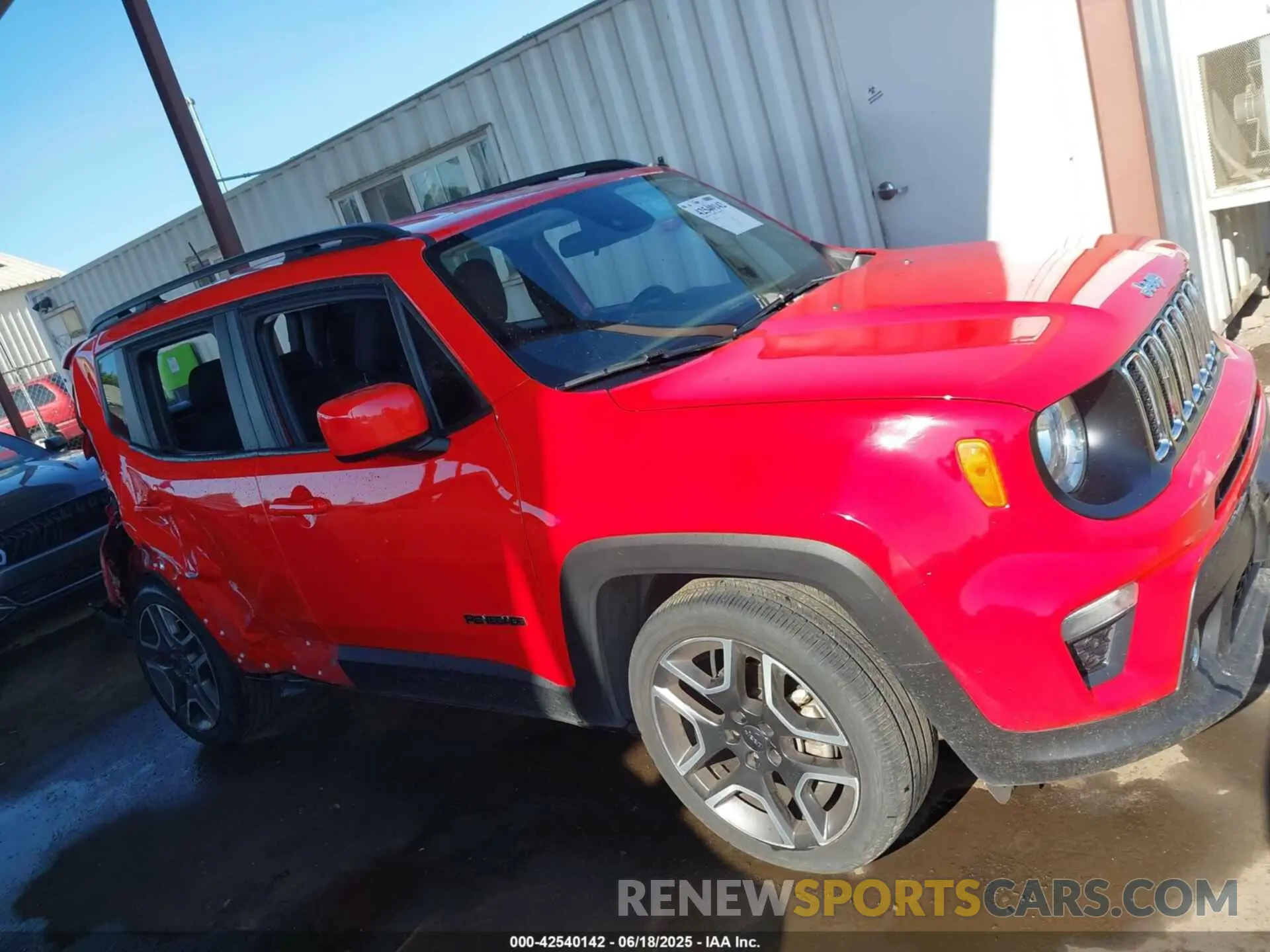 13 Photograph of a damaged car ZACNJCBB1MPM25582 JEEP RENEGADE 2021