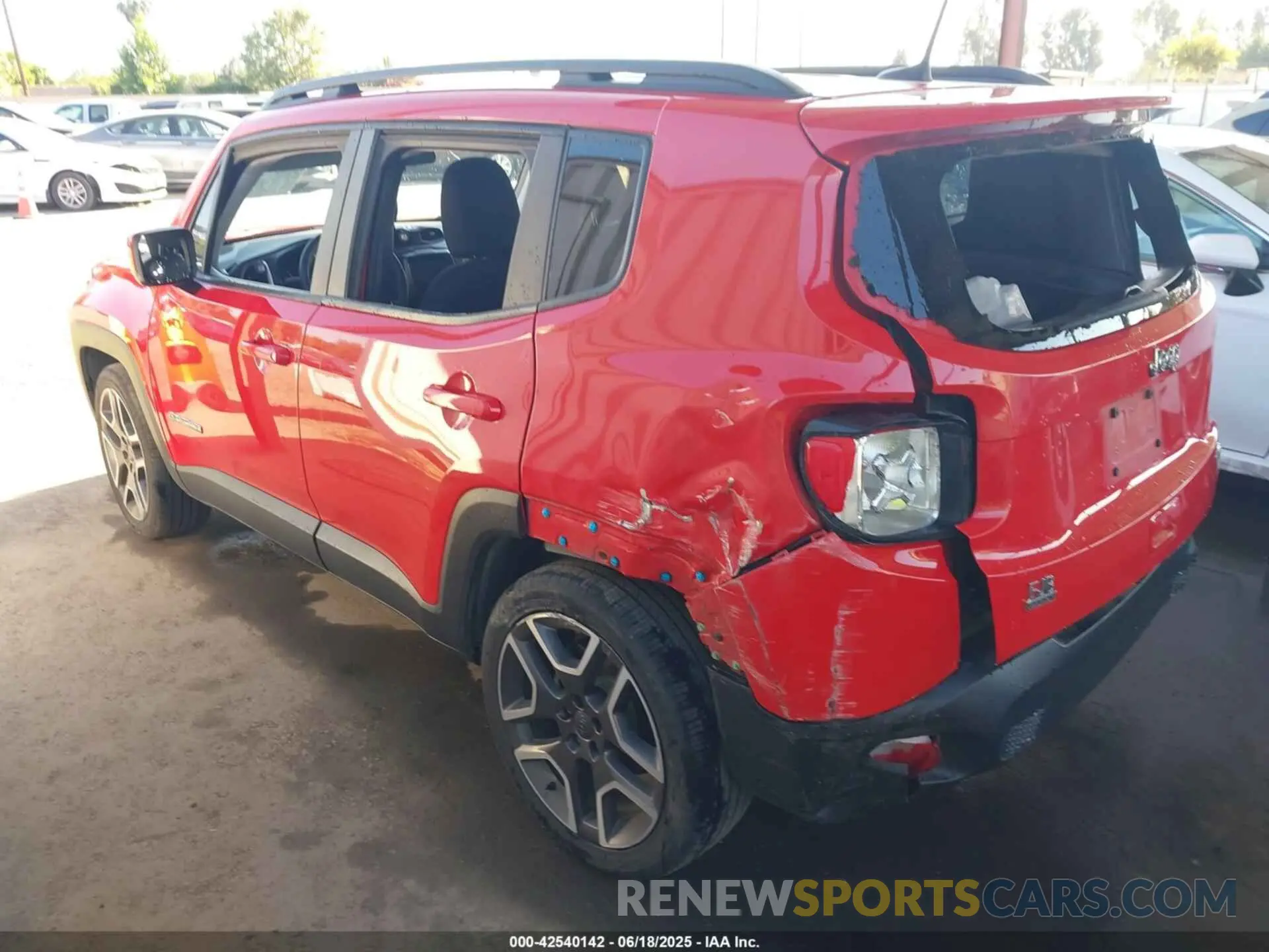 3 Photograph of a damaged car ZACNJCBB1MPM25582 JEEP RENEGADE 2021