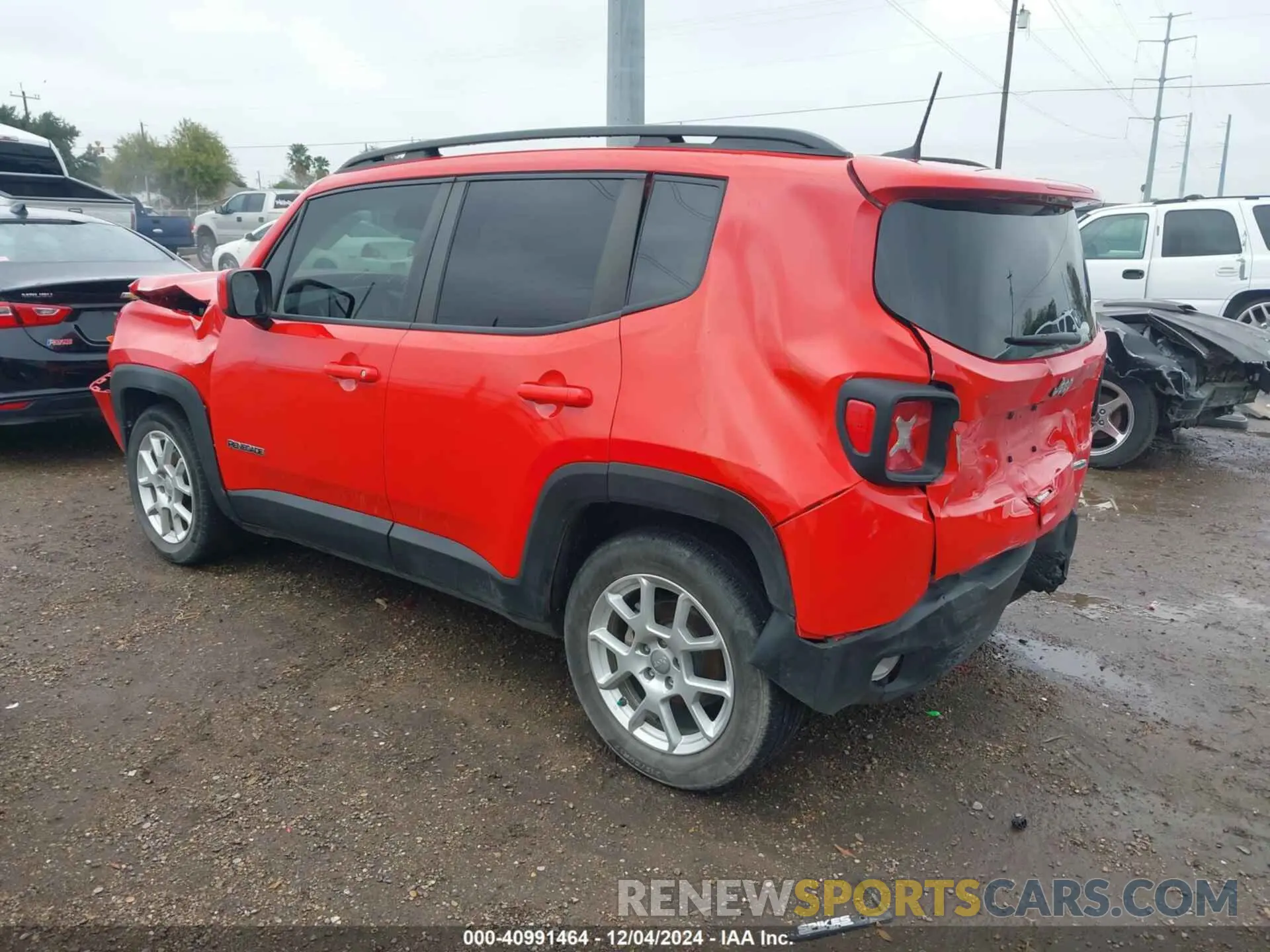 3 Photograph of a damaged car ZACNJCBB4MPN10965 JEEP RENEGADE 2021