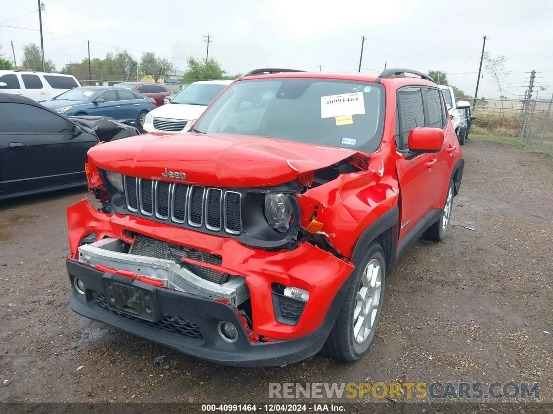 6 Photograph of a damaged car ZACNJCBB4MPN10965 JEEP RENEGADE 2021