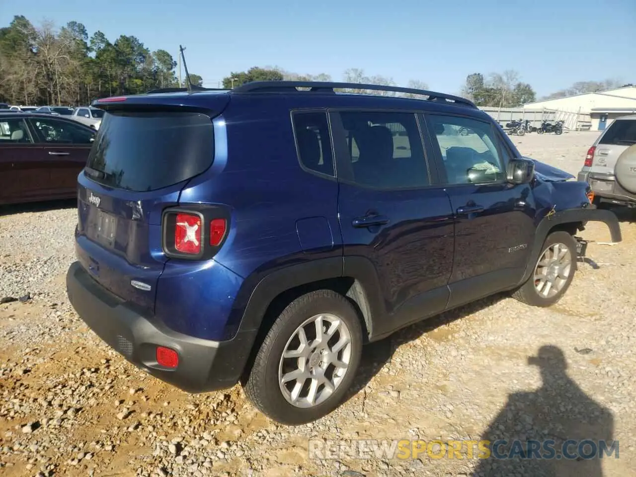 3 Photograph of a damaged car ZACNJCBB4MPN30648 JEEP RENEGADE 2021