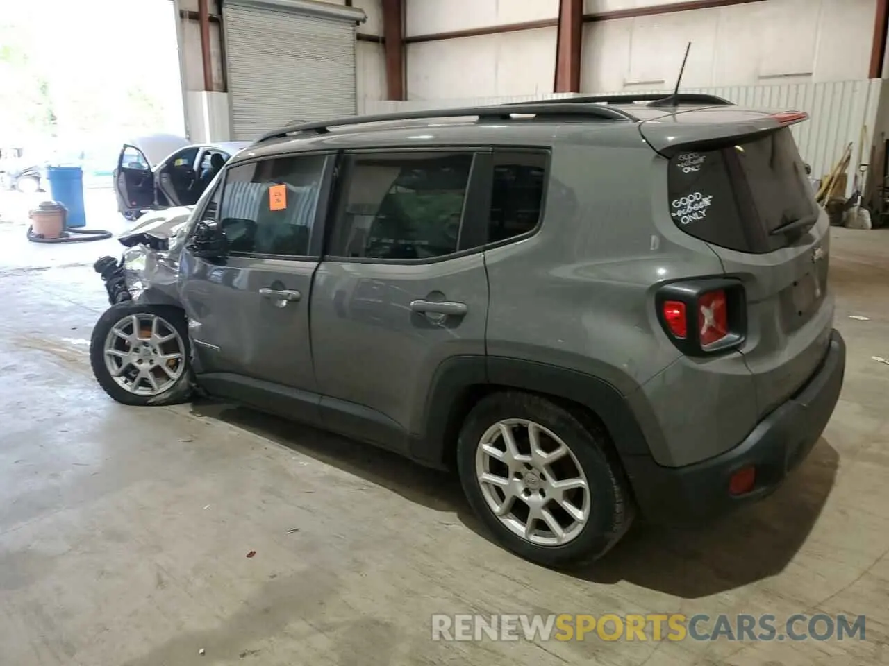 2 Photograph of a damaged car ZACNJCBB5MPM22314 JEEP RENEGADE 2021