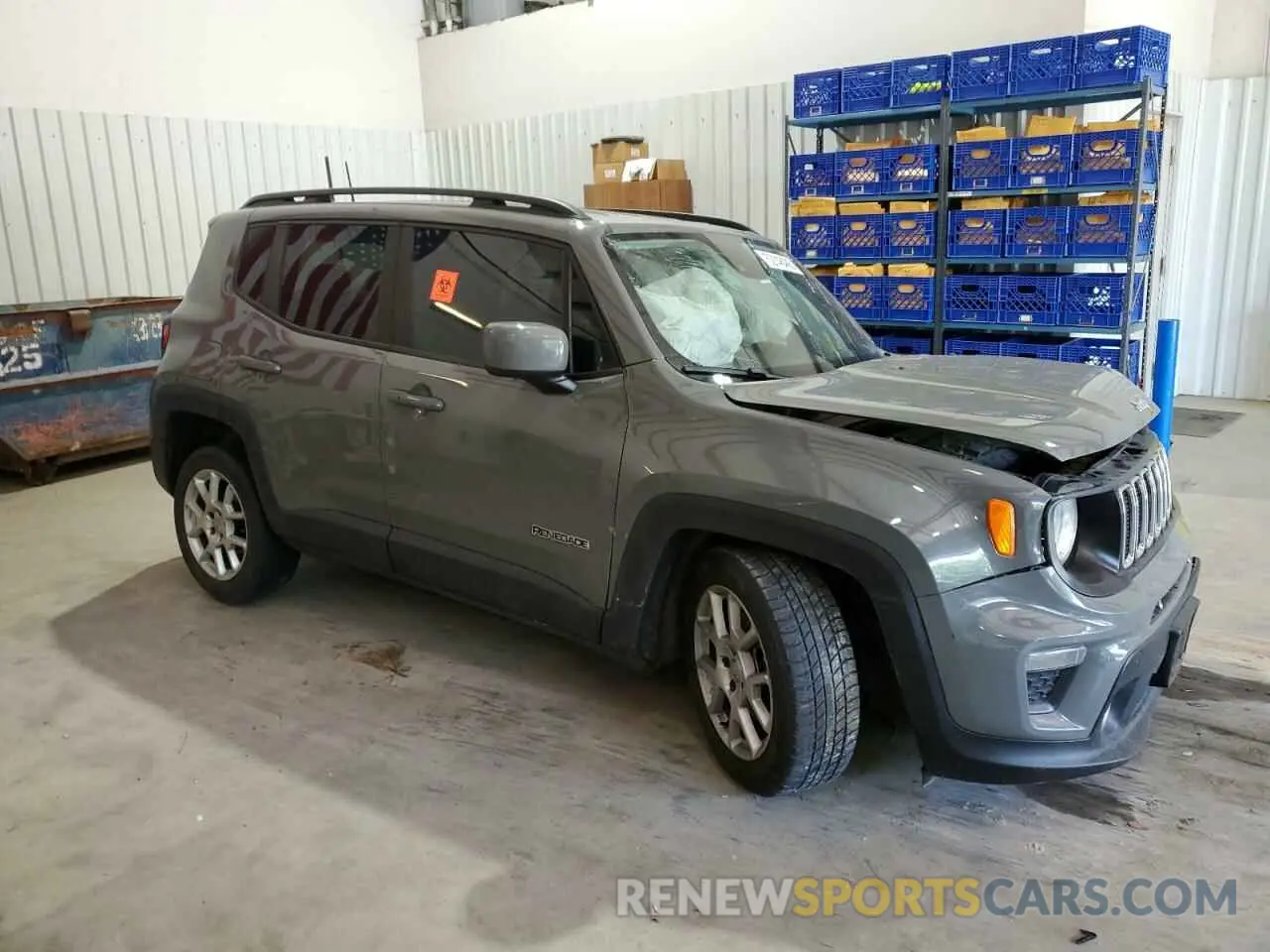 4 Photograph of a damaged car ZACNJCBB5MPM22314 JEEP RENEGADE 2021